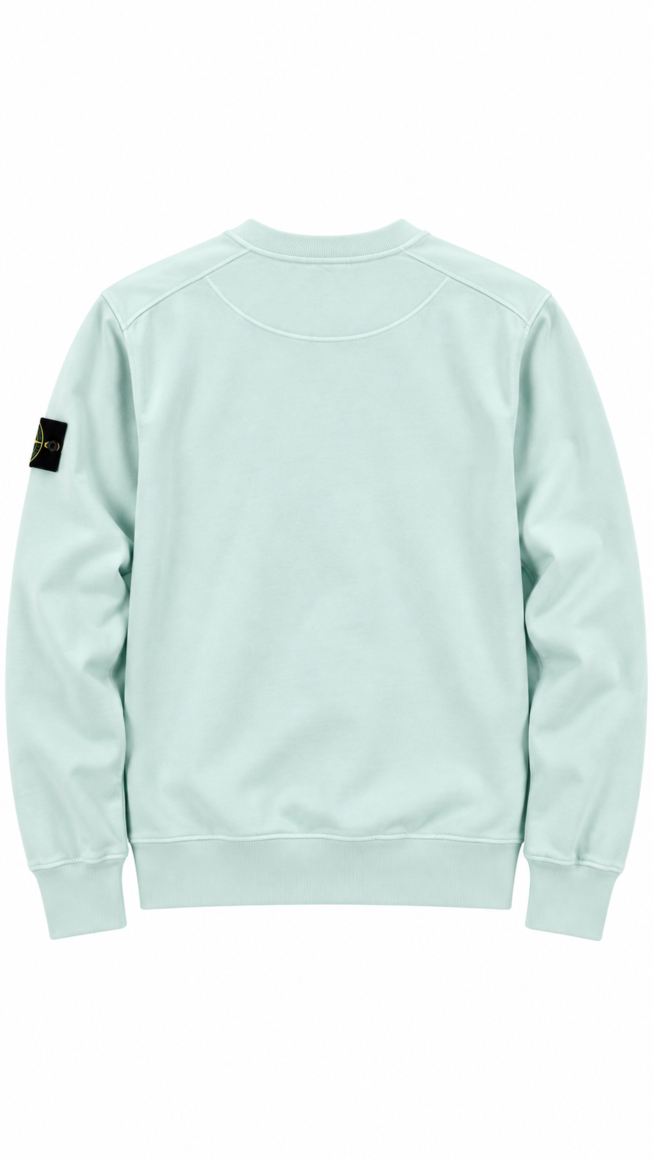 Sweat-shirt Stone Island bleu ciel, vue de dos — vue 2