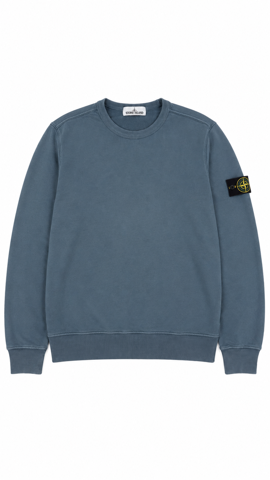 Sweat-shirt Stone Island bleu gris taille S, seconde main authentifiée — vue 1
