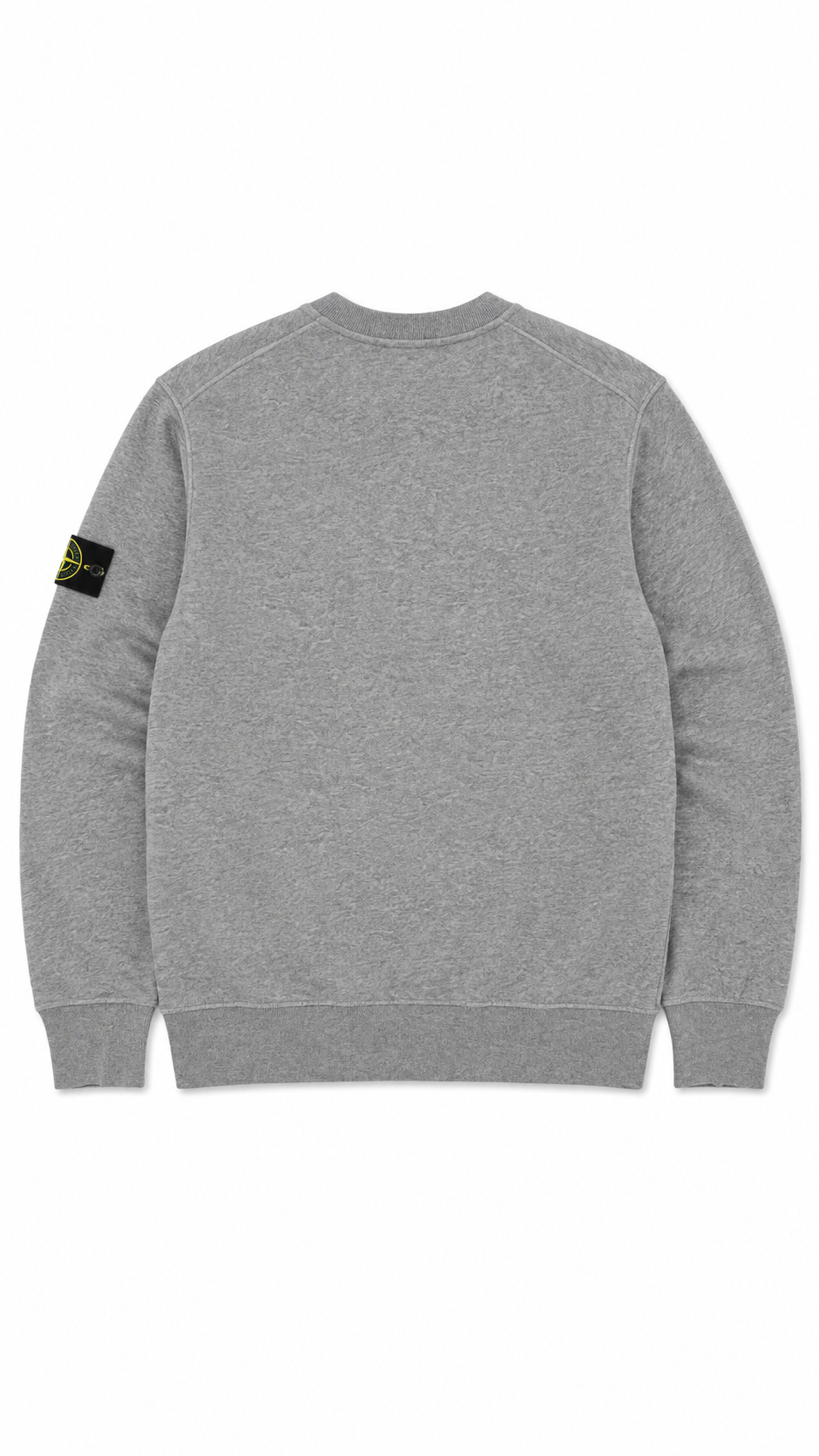 Sweat-shirt crewneck Stone Island gris taille S, vue de dos — vue 2