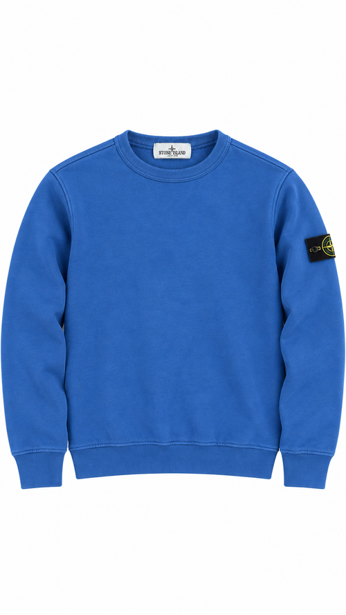 Stone Island Junior Crewneck Sweatshirt - Blue - Age 12