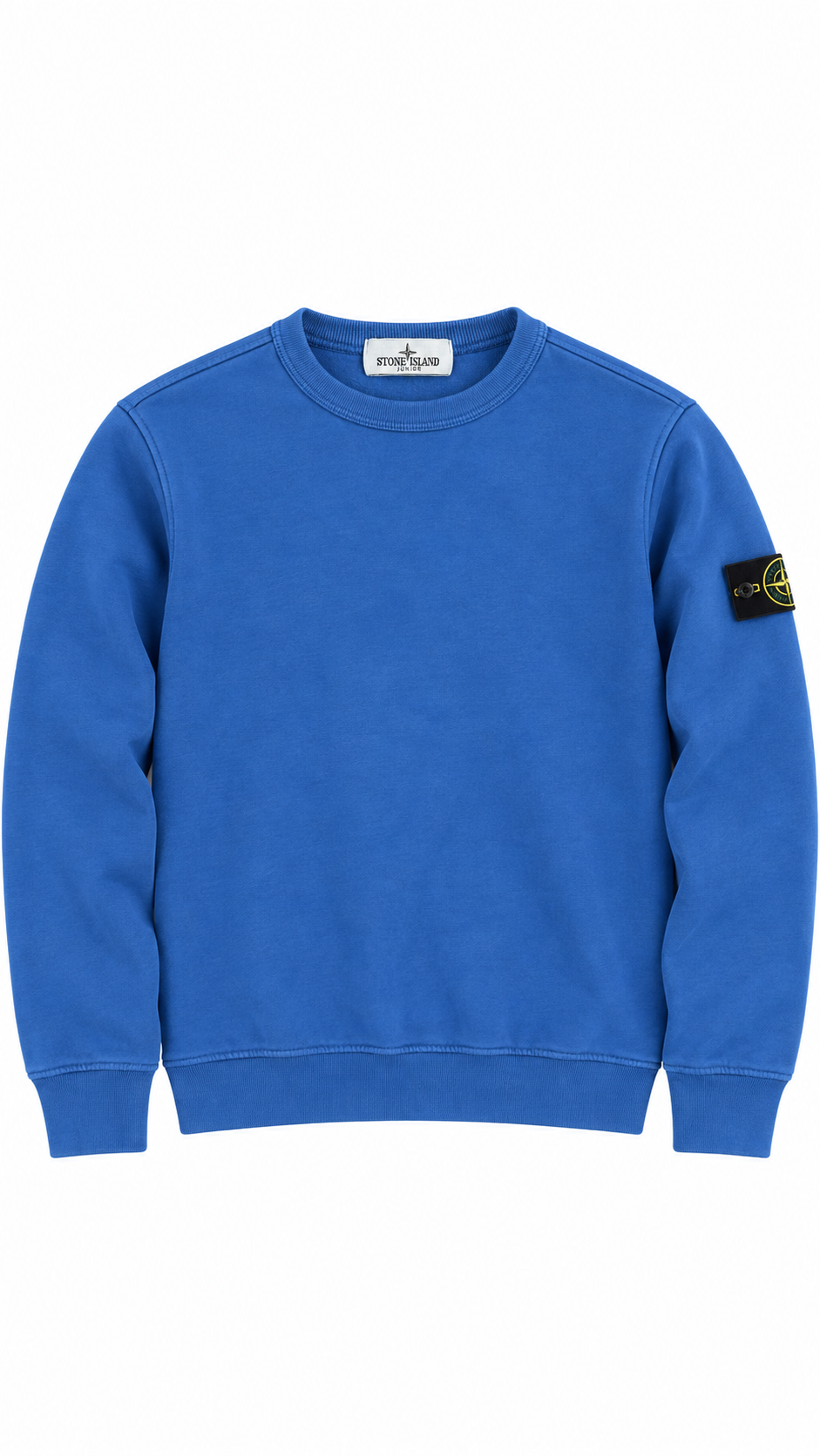 Sweat-shirt Crewneck Stone Island Junior bleu taille 12 ans, seconde main authentifiée NB08 — vue 1