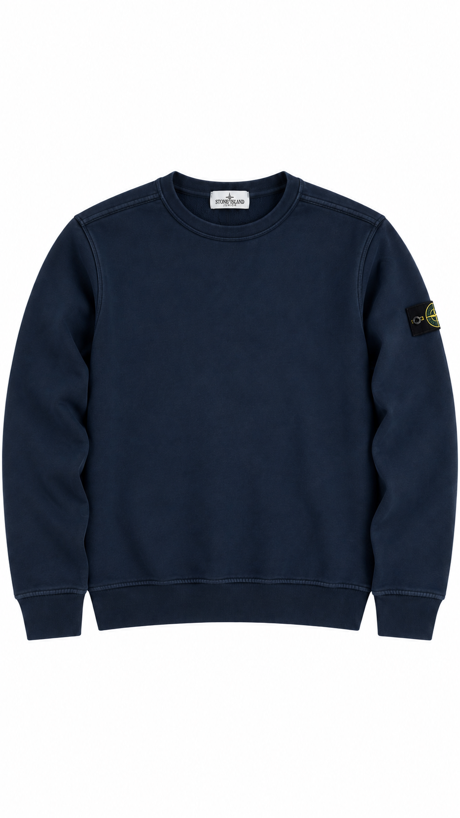 Sweat-shirt Crewneck Stone Island Junior marine taille 12 ans, seconde main authentifiée NB08 — vue 1