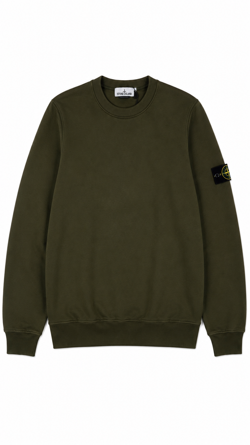 Sweat-shirt Crewneck Stone Island - Kaki - Taille L - Neuf