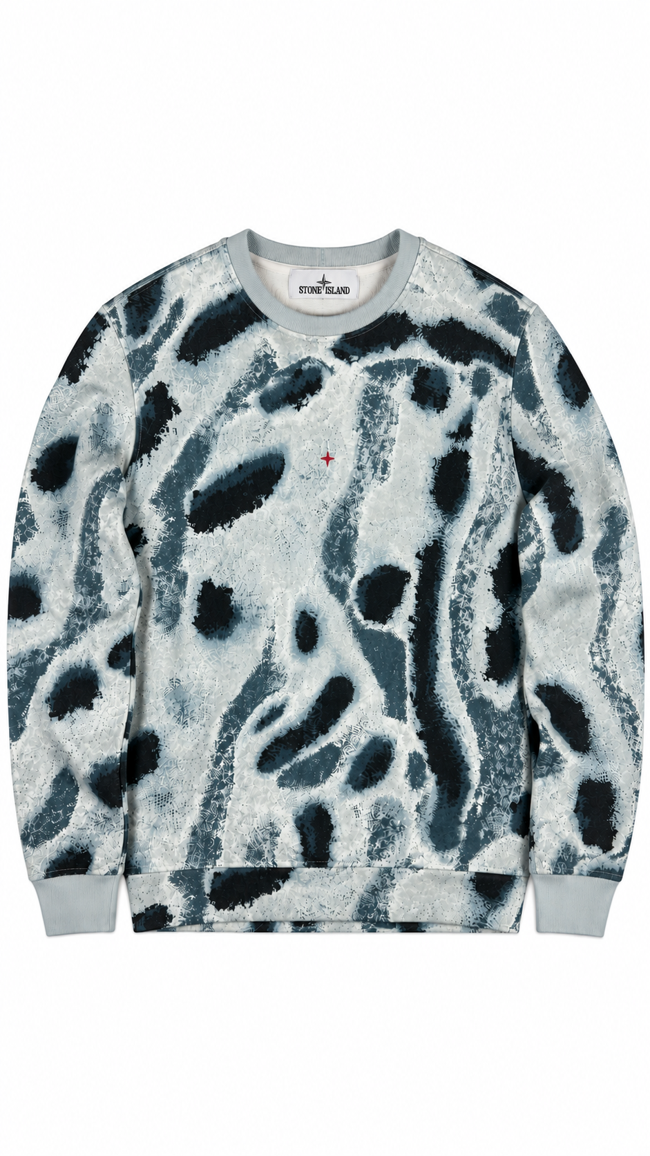 Sweat-shirt Crewneck Stone Island Marina bleu ciel taille M, seconde main authentifiée NB08 — vue 1