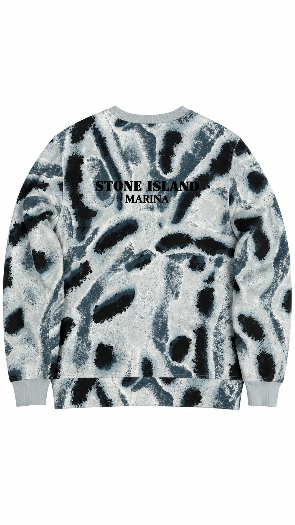 Sweat-shirt Crewneck Stone Island Marina bleu ciel taille M, vue de dos — vue 2