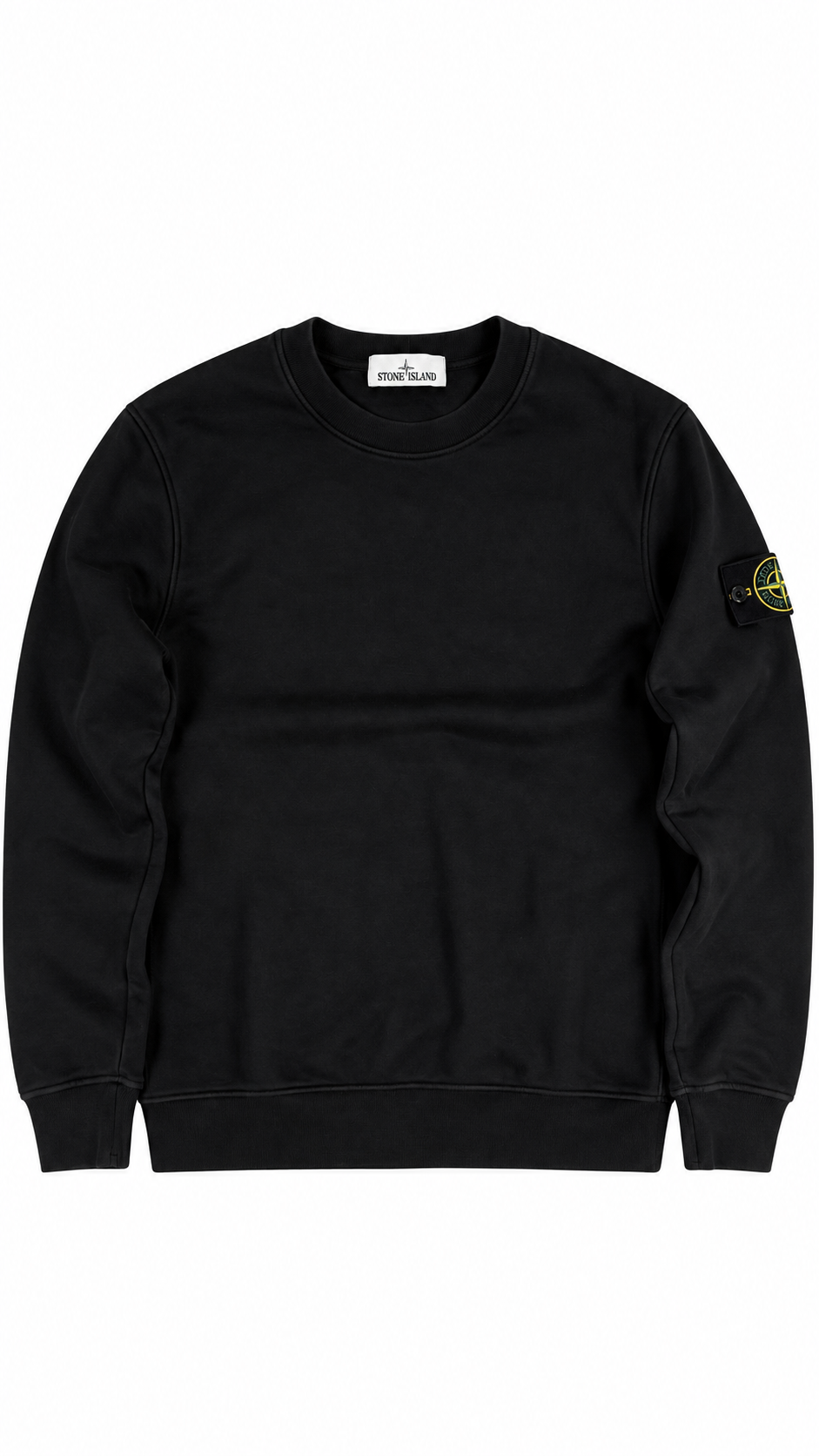 Sweat-shirt Crewneck Stone Island noir taille M, seconde main authentifiée NB08 — vue 1