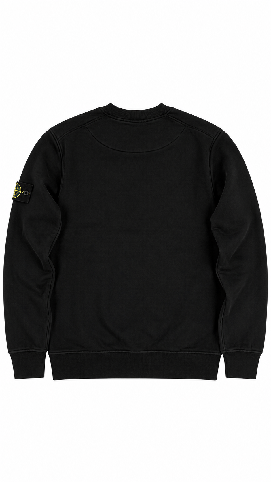Sweat-shirt Crewneck Stone Island noir taille M, vue de dos — vue 2