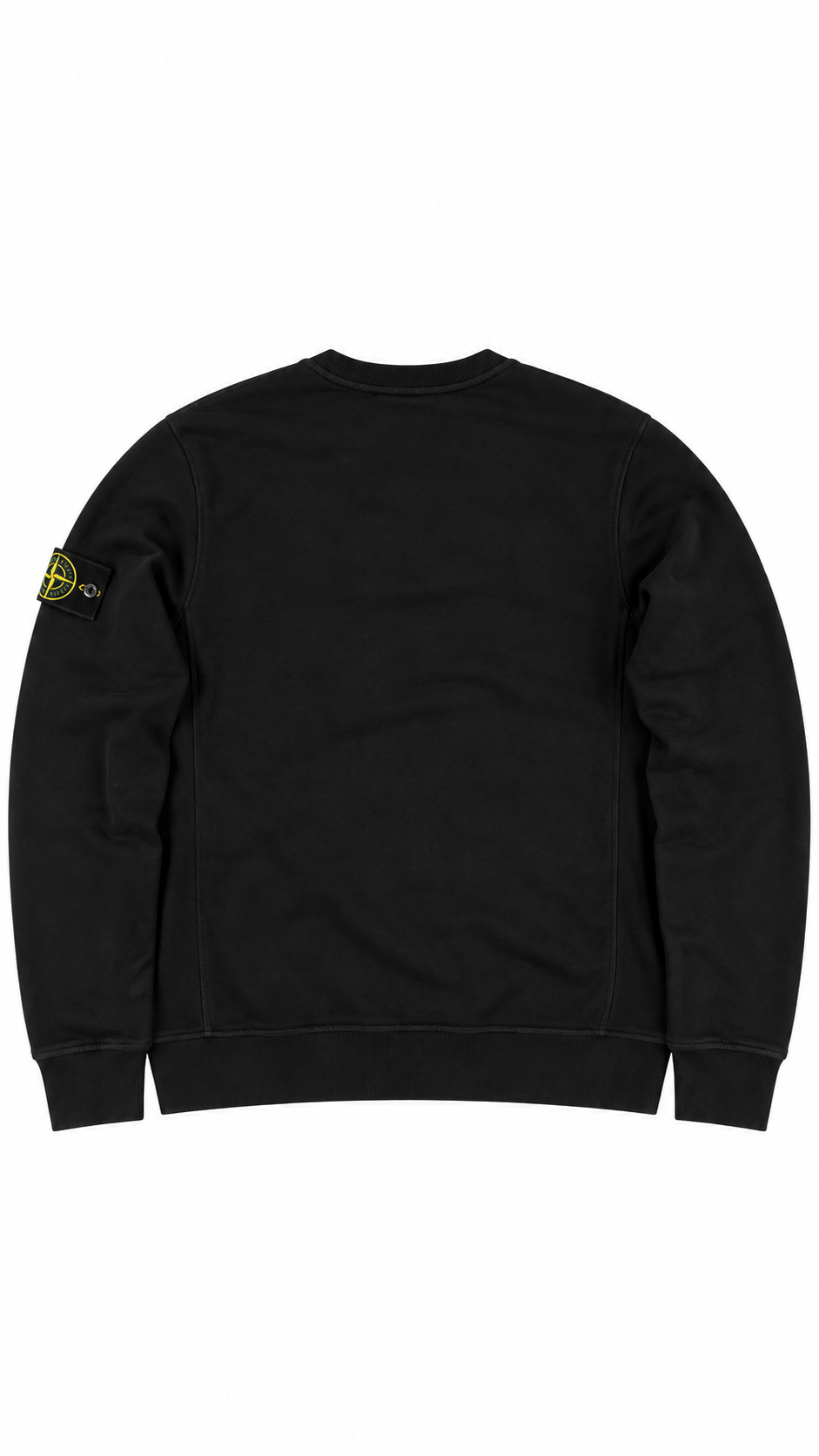 Sweat-shirt Crewneck Stone Island noir taille S, vue de dos — vue 2