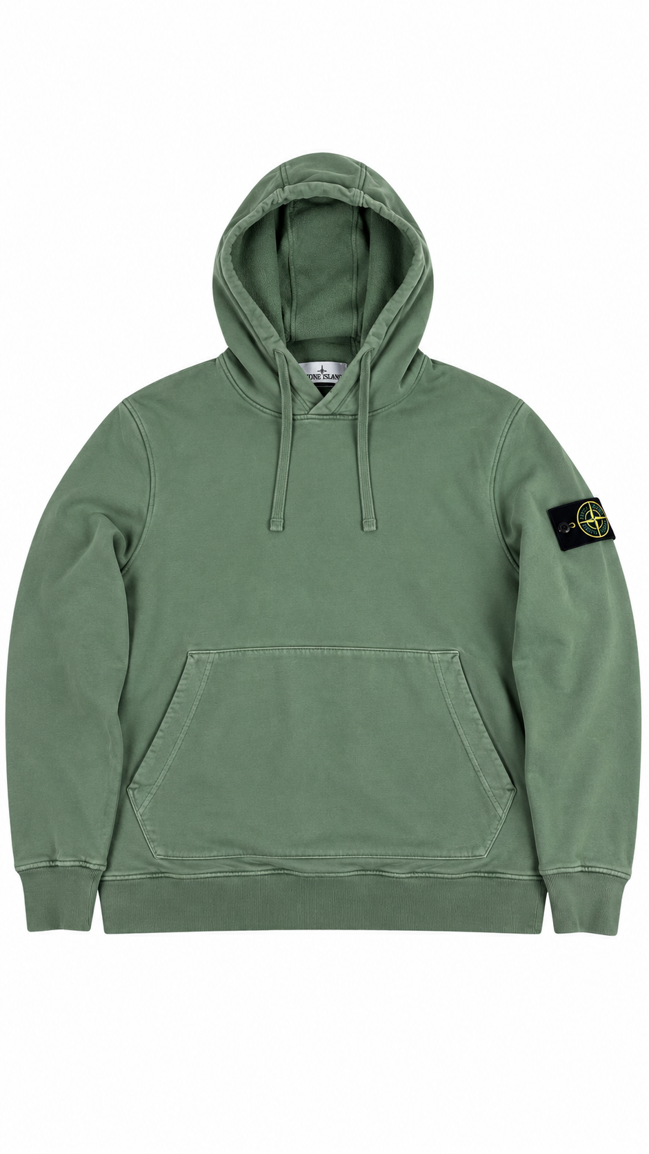 Sweat-shirt Hoodie Stone Island vert taille M, seconde main authentifiée NB08 — vue 1