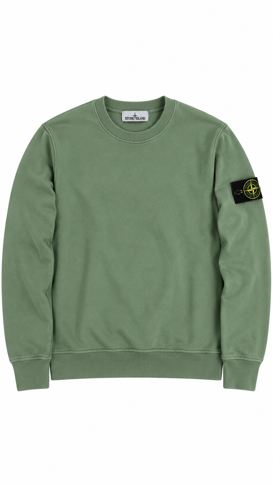 Sweat-shirt Stone Island kaki taille L, seconde main authentifiée NB08 — vue 1