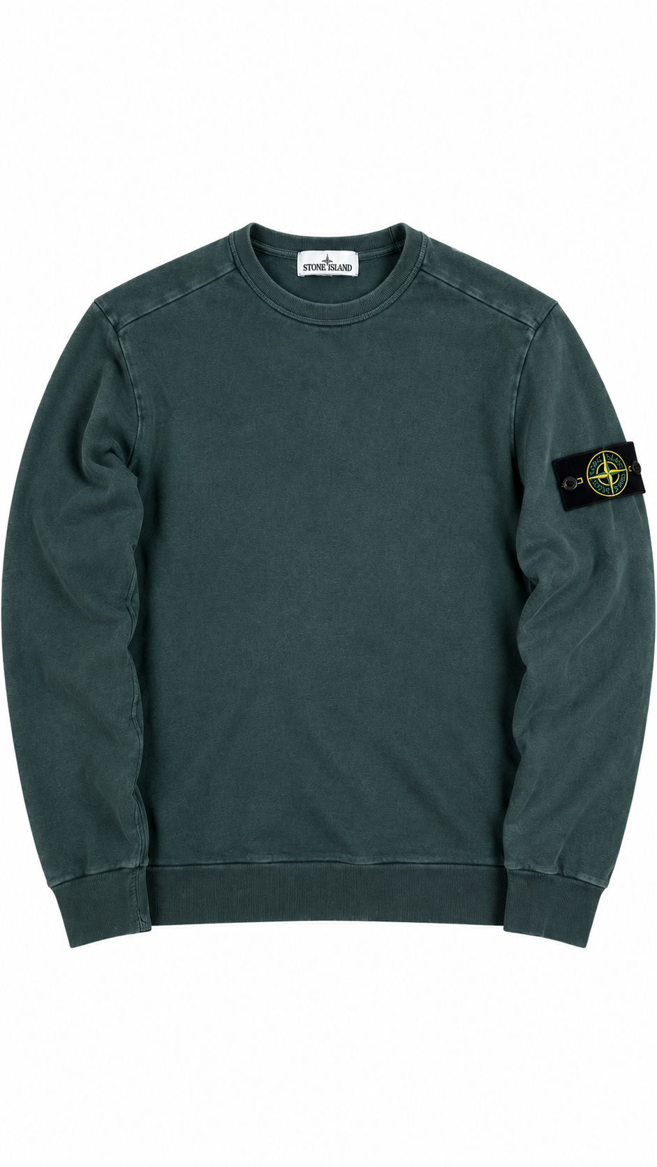 Sweat-shirt Stone Island Teinture Délavée vert taille M, seconde main authentifiée NB08 — vue 1