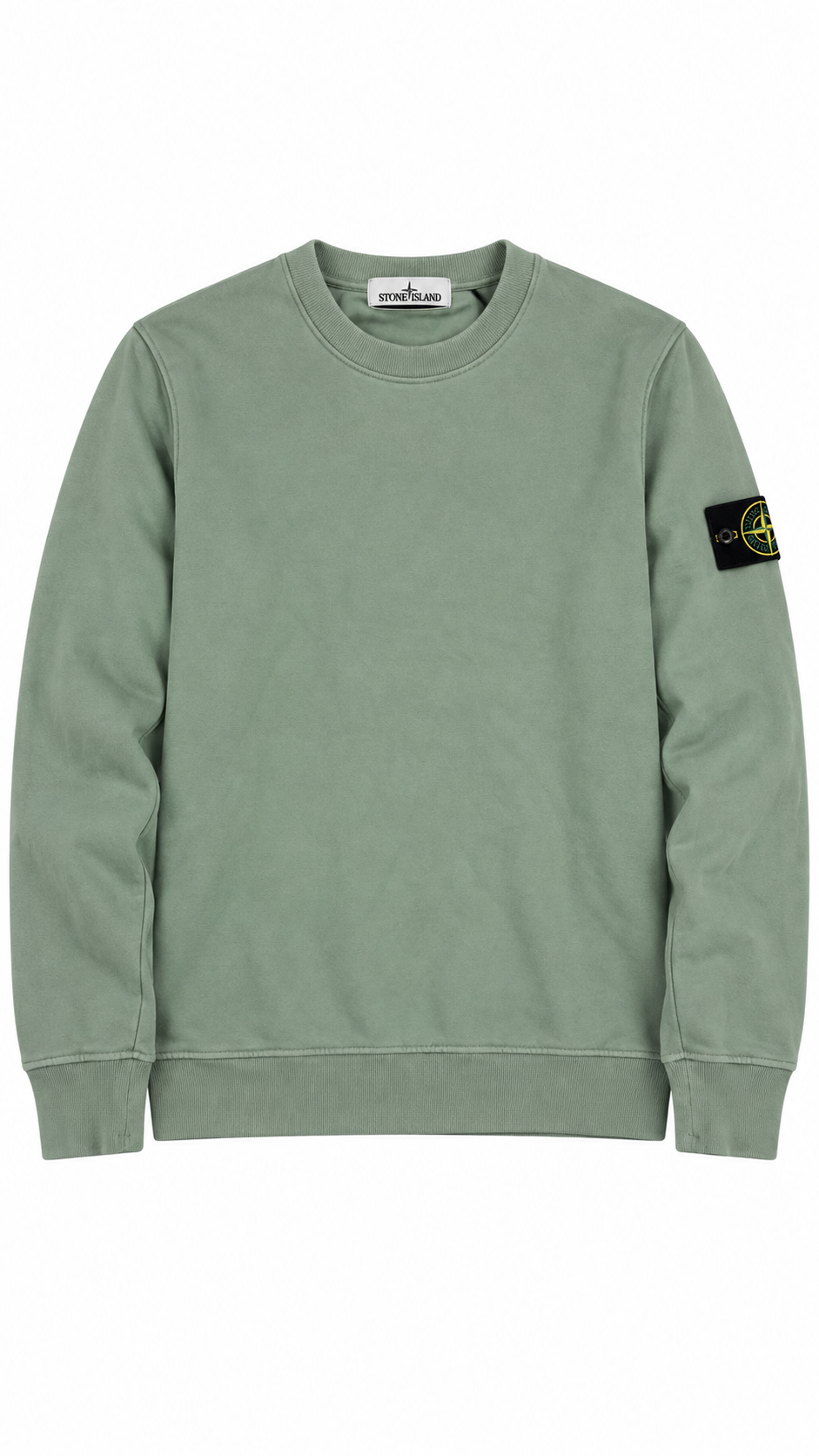 Sweat-shirt Stone Island vert taille L, seconde main authentifiée NB08 — vue 1