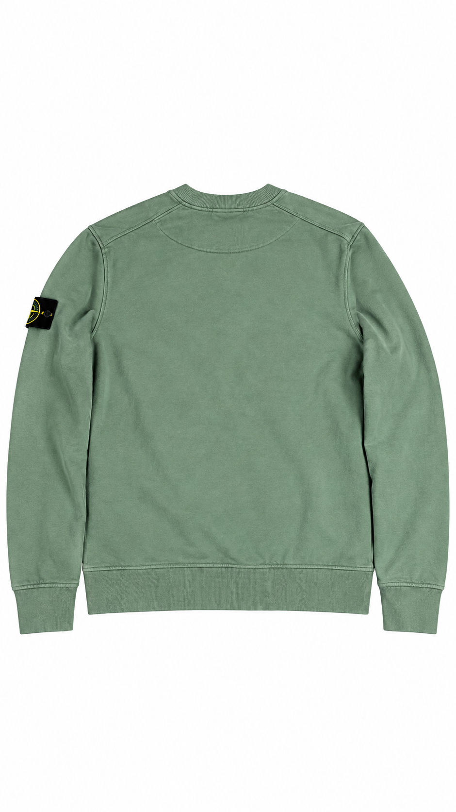 Sweat-shirt Stone Island vert, vue de dos — vue 2