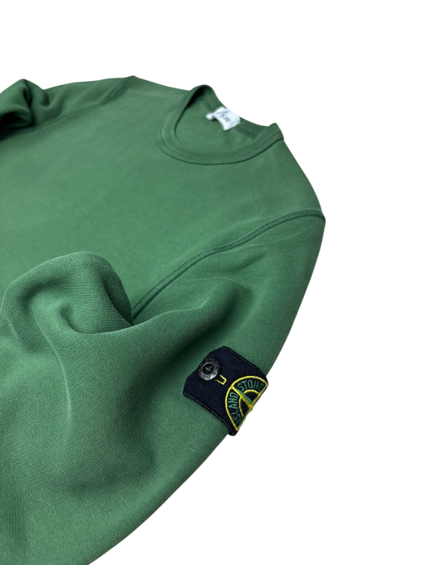 Sweat Stone Island vert taille 12 ans - Vue de dos