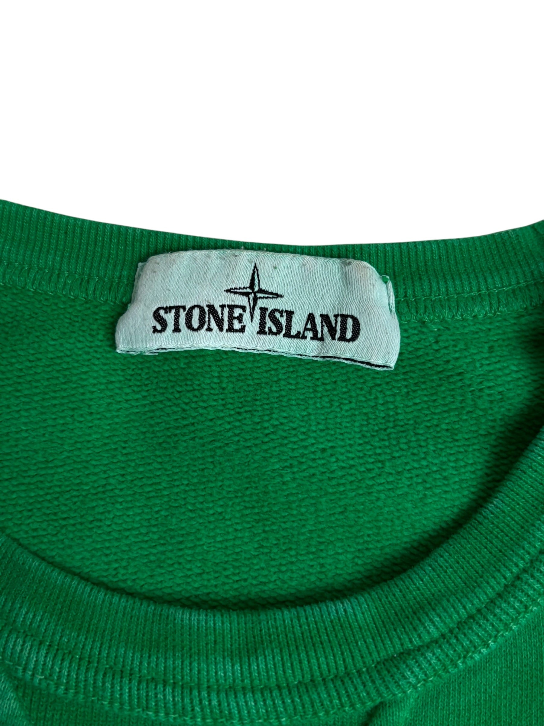 Sweat Stone Island vert taille M - Détail