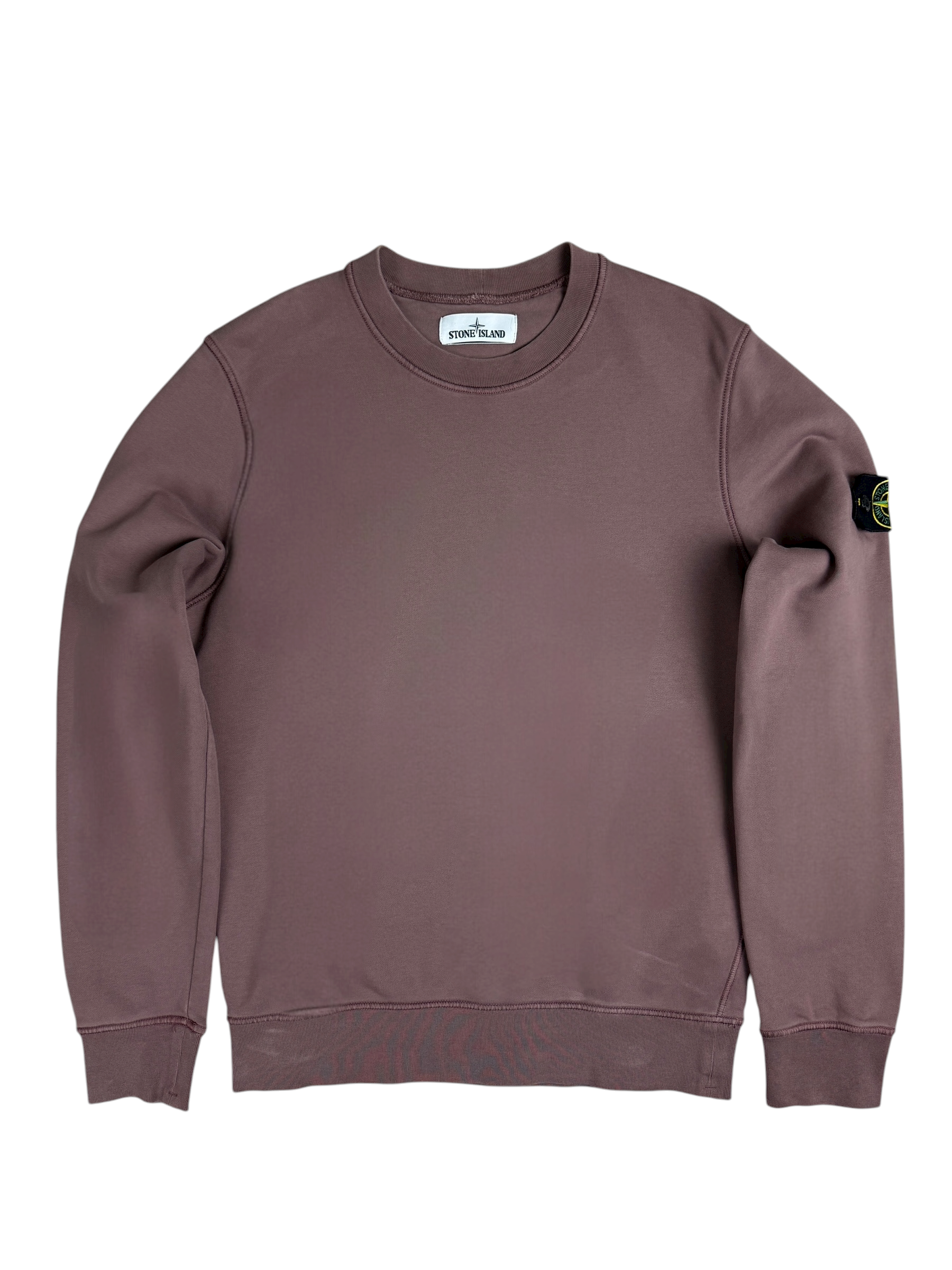 Sweat Stone Island violet marron taille S - Vue de face