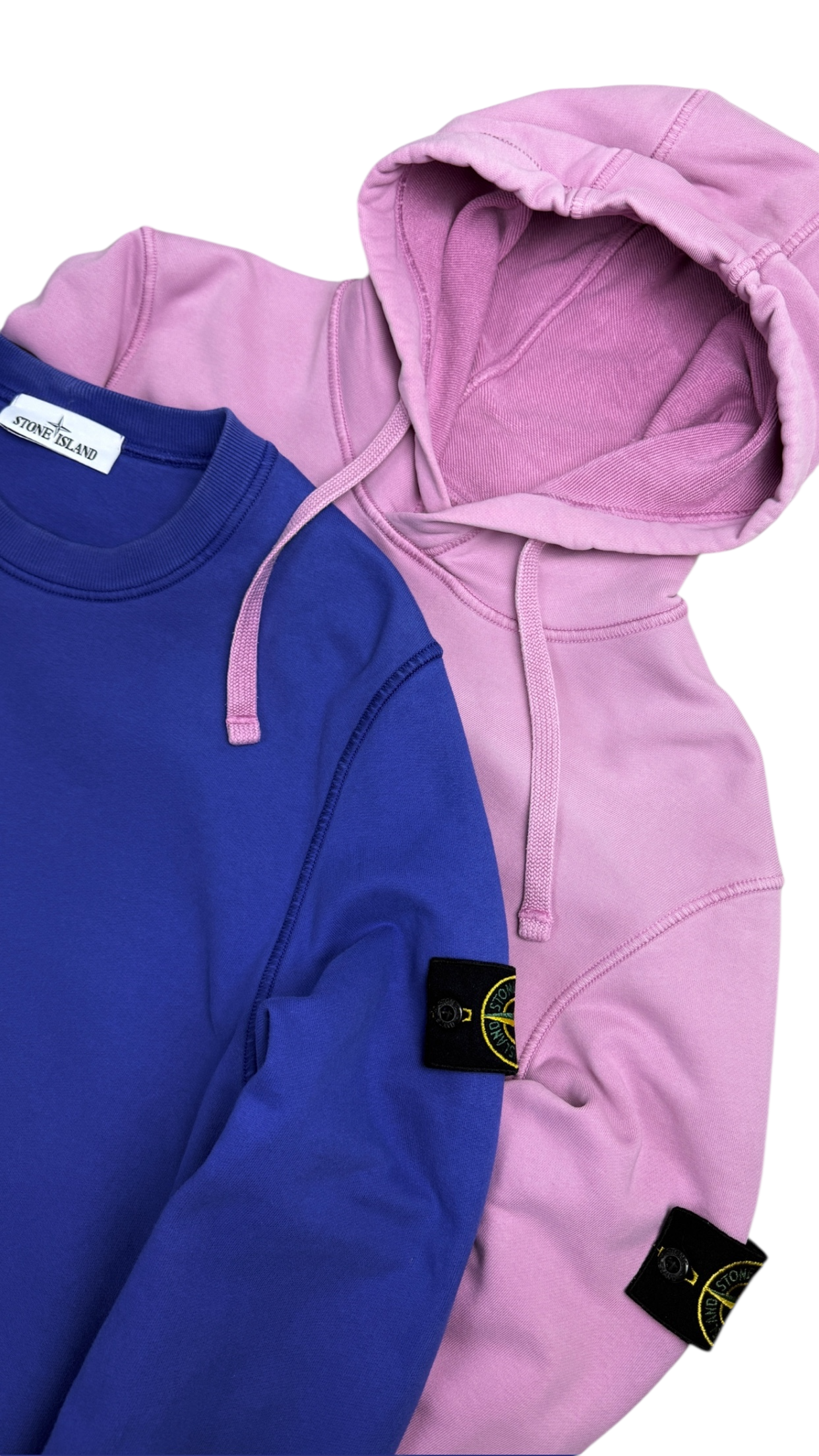 Sweat Stone Island violet taille M - Détail