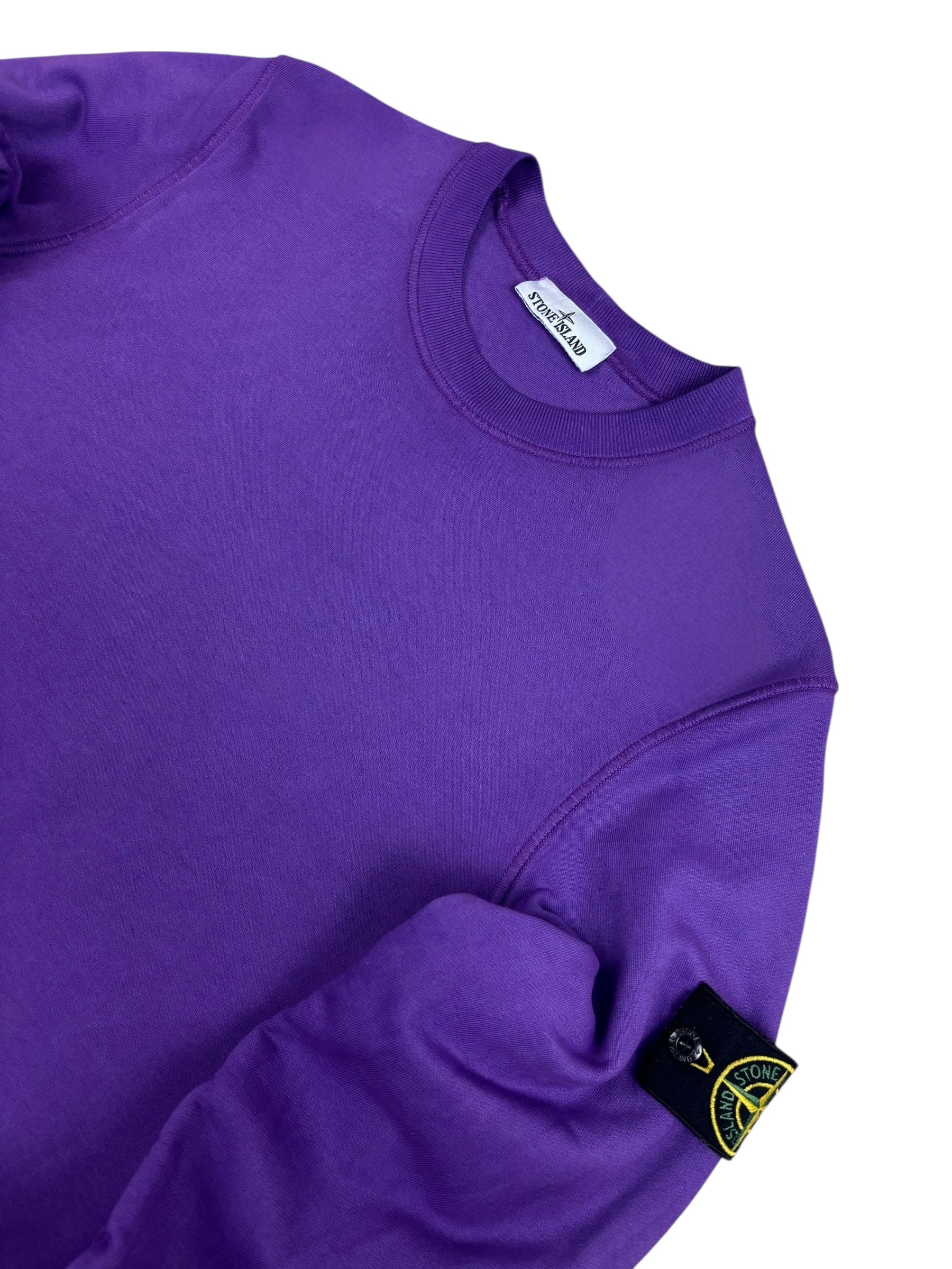 Sweat Stone Island violet taille M - Vue de dos