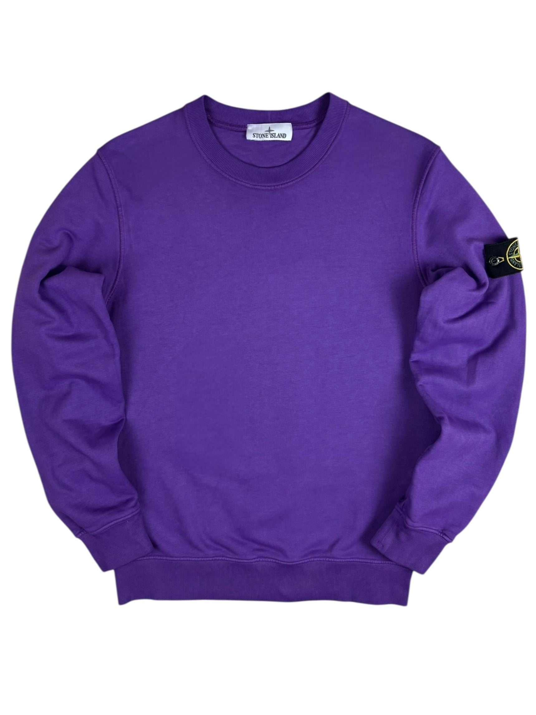 Sweat Stone Island violet taille M - Vue de face