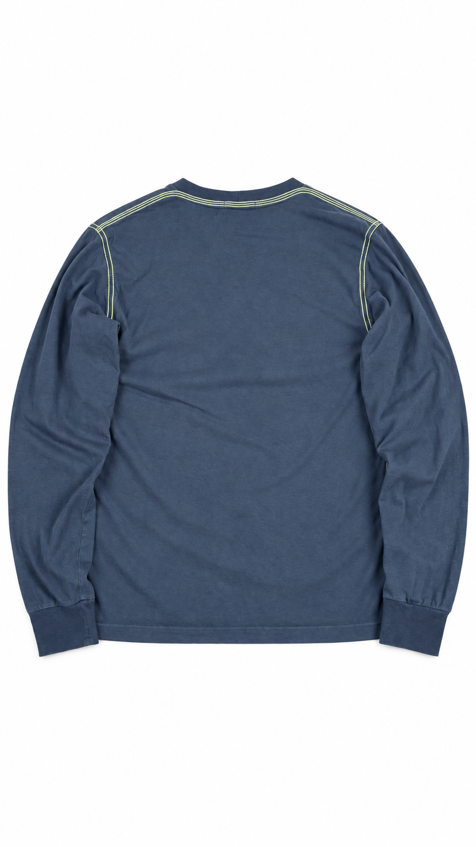 Tee-shirt Manches Longues Stone Island Junior Boussole Brodée bleu, vue de dos — vue 2