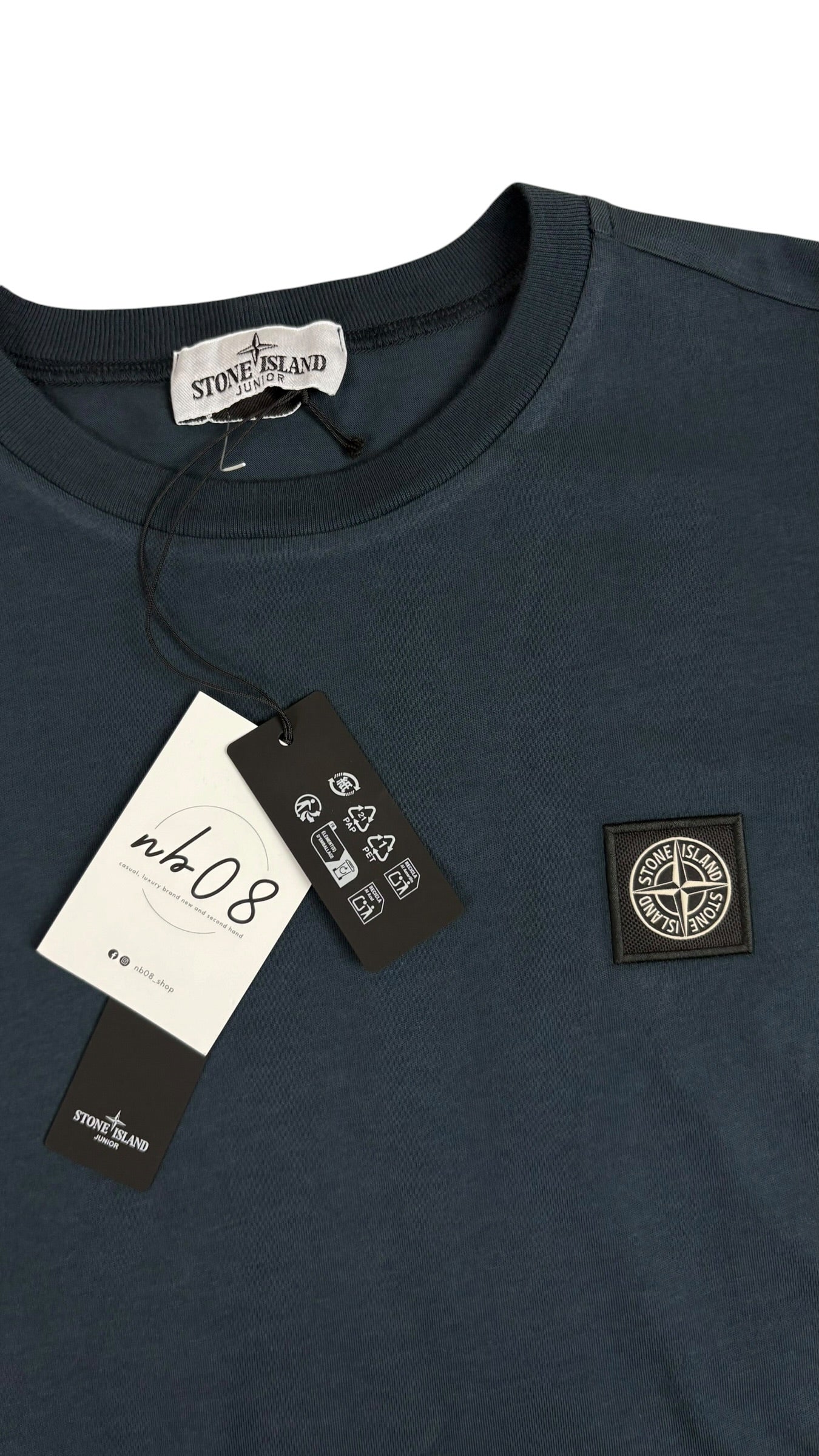 Tee-shirt Stone Island marine taille 14 ans - vue 2/3