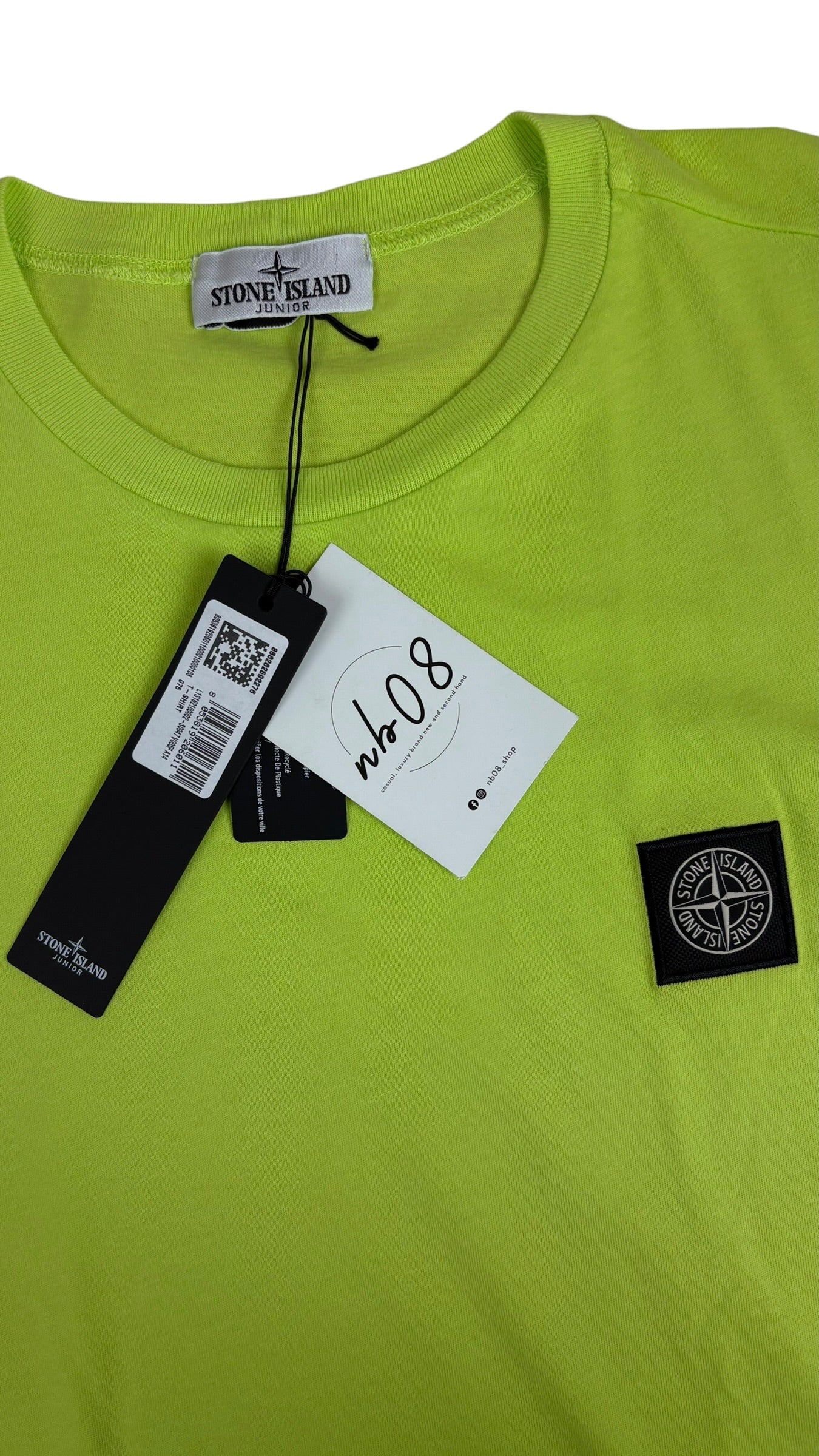 Tee-shirt Stone Island vert taille 14 ans - vue 2/3