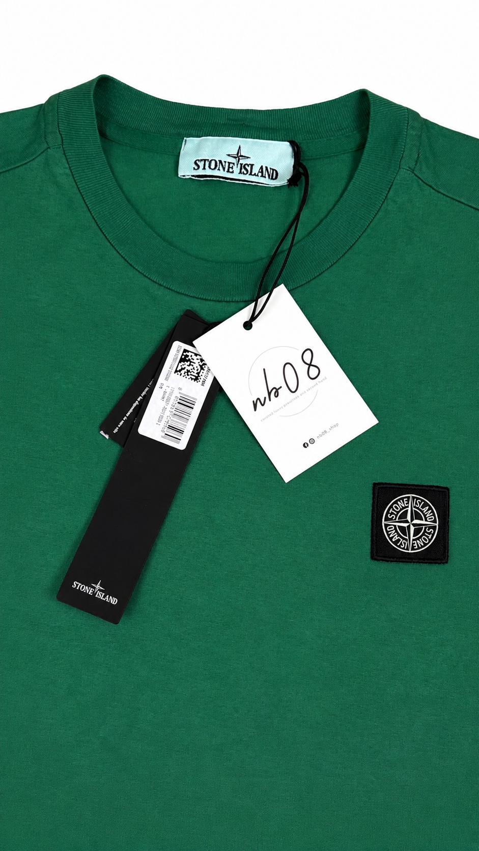 Tee-shirt Stone Island vert neuf Collection 2026 - vue 2/3