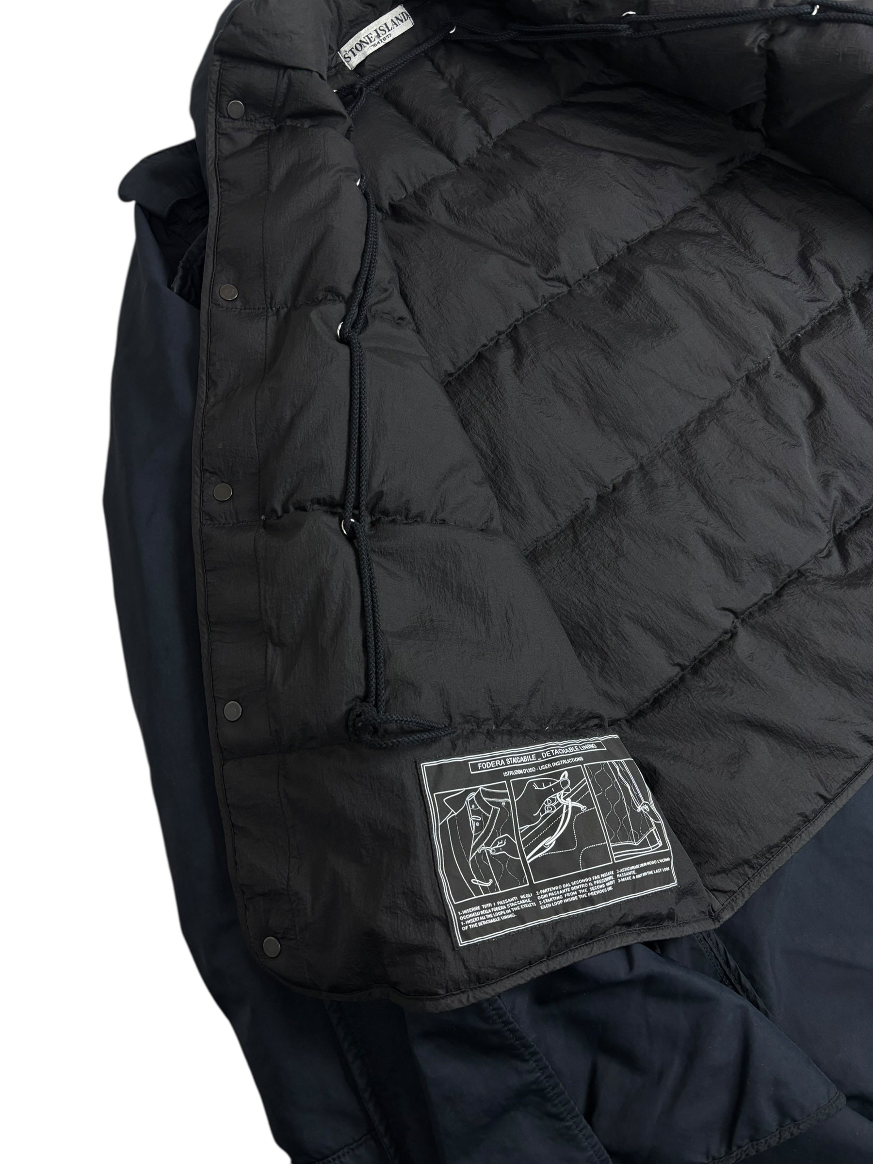 Trench Coat Stone Island marine taille M - Détail