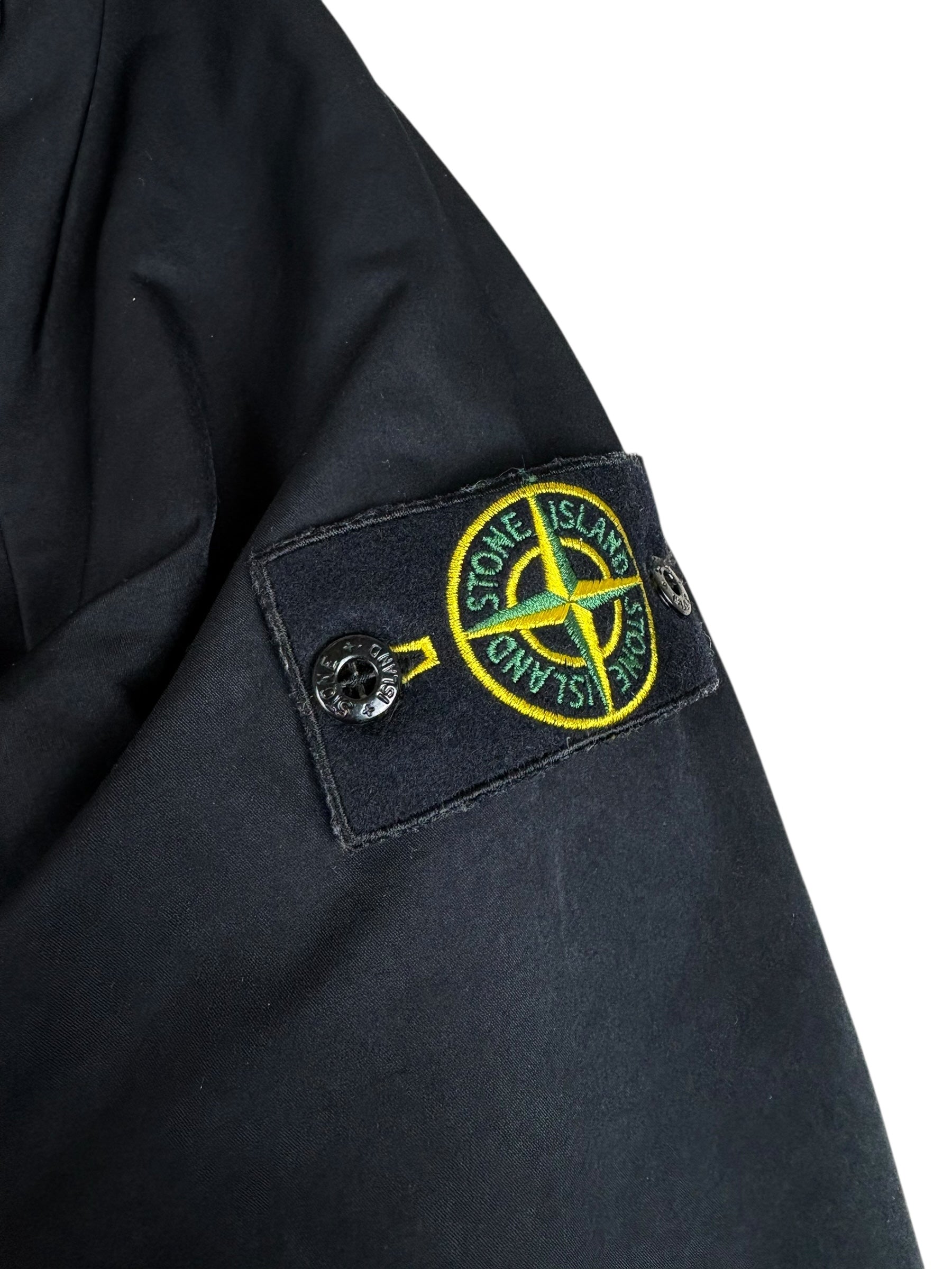 Trench Coat Stone Island noir taille L - Détail