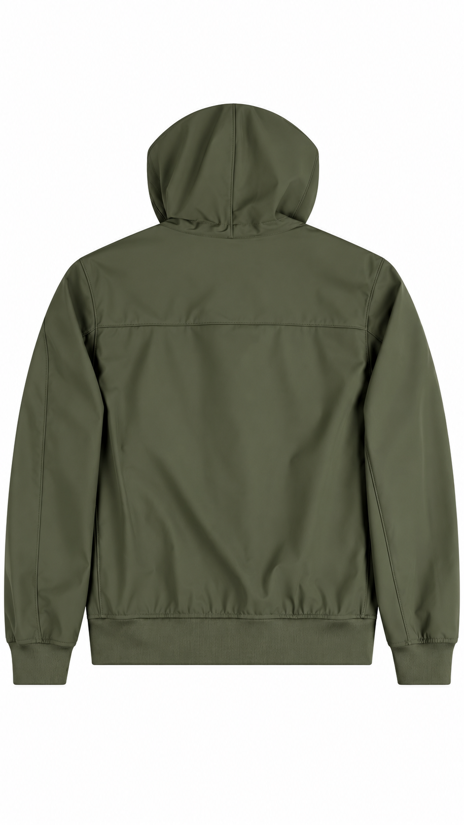 Veste à Capuche Stone Island Light Soft Shell-R e.Dye Military Green kaki taille M, vue de dos — vue 2