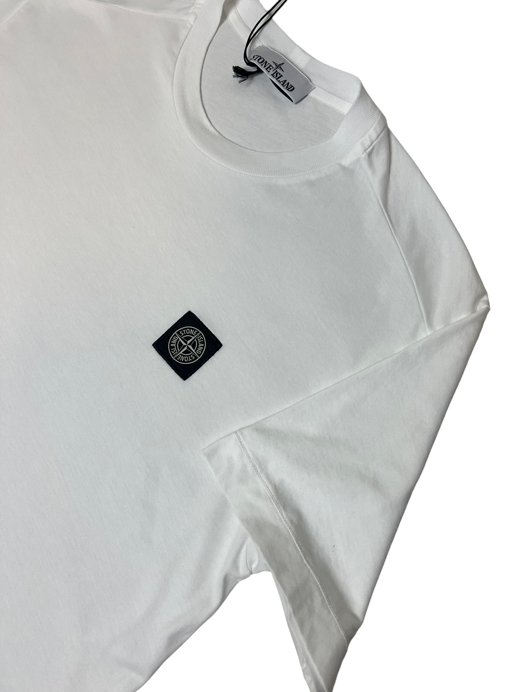 Veste Stone Island blanc taille S - Détail