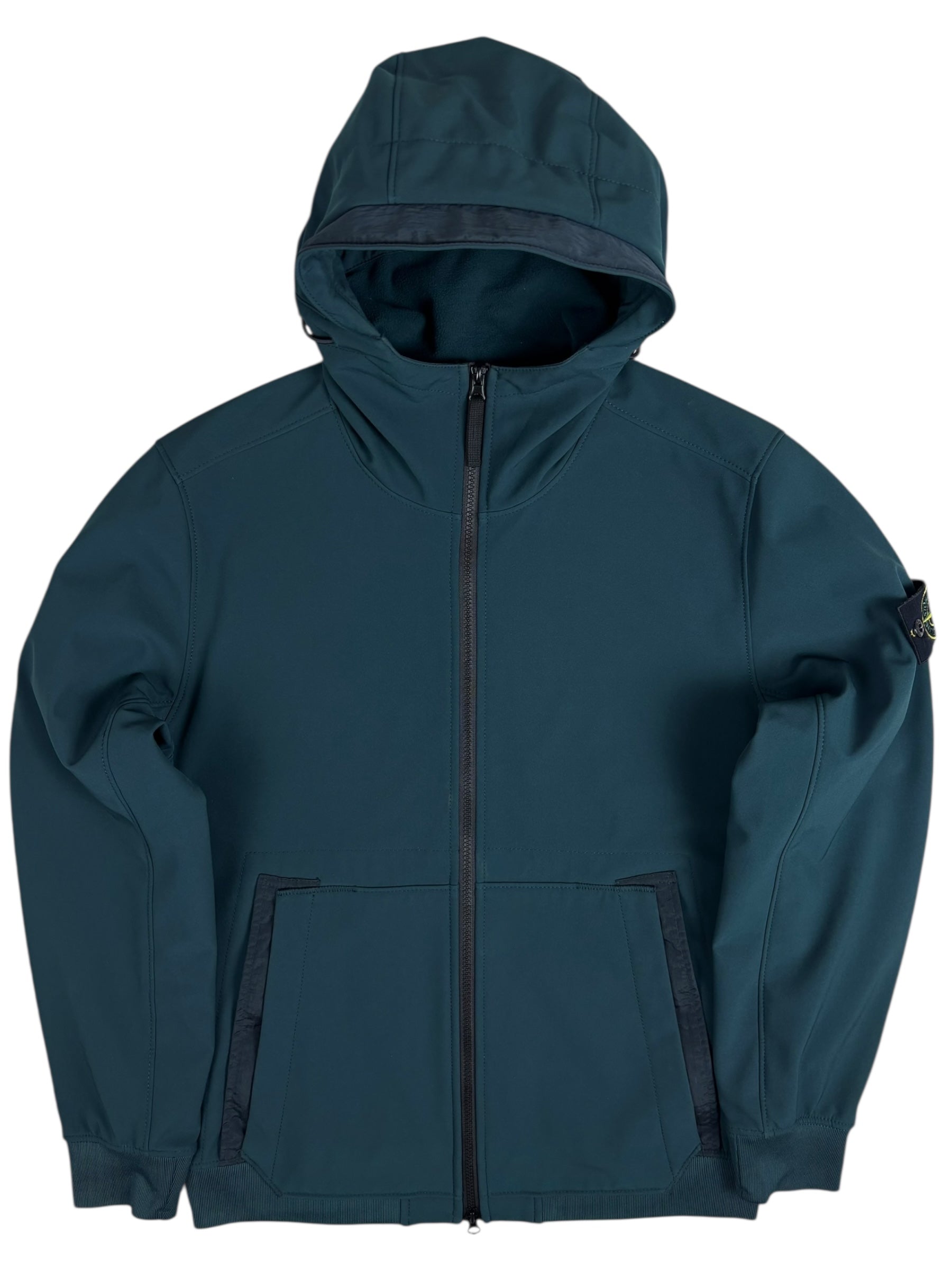 Veste Stone Island bleu pétrole taille L - Vue de face