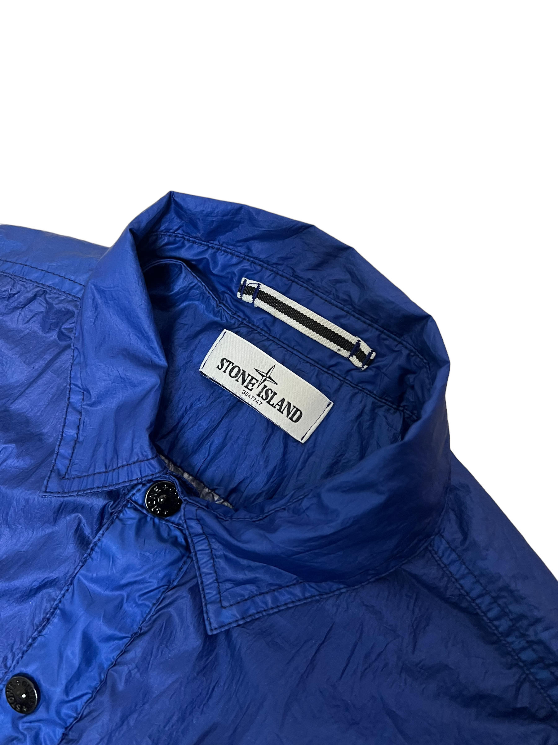 Veste Stone Island bleu taille M - Détail
