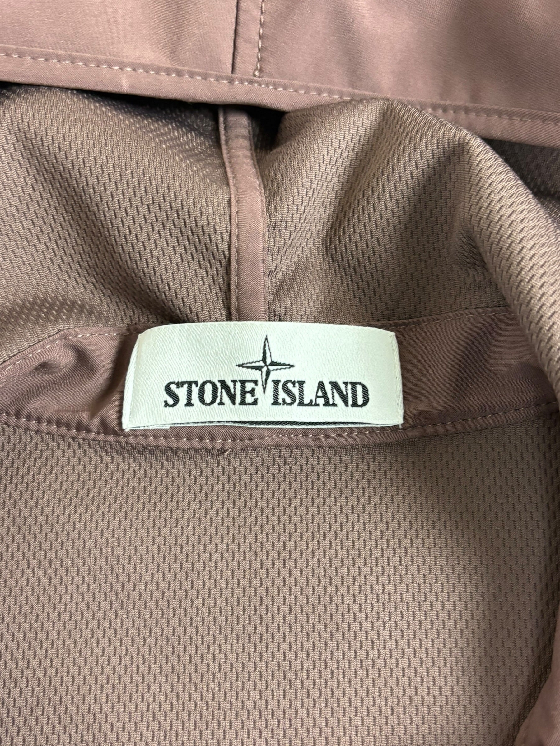 Veste Stone Island bordeaux taille S - Détail