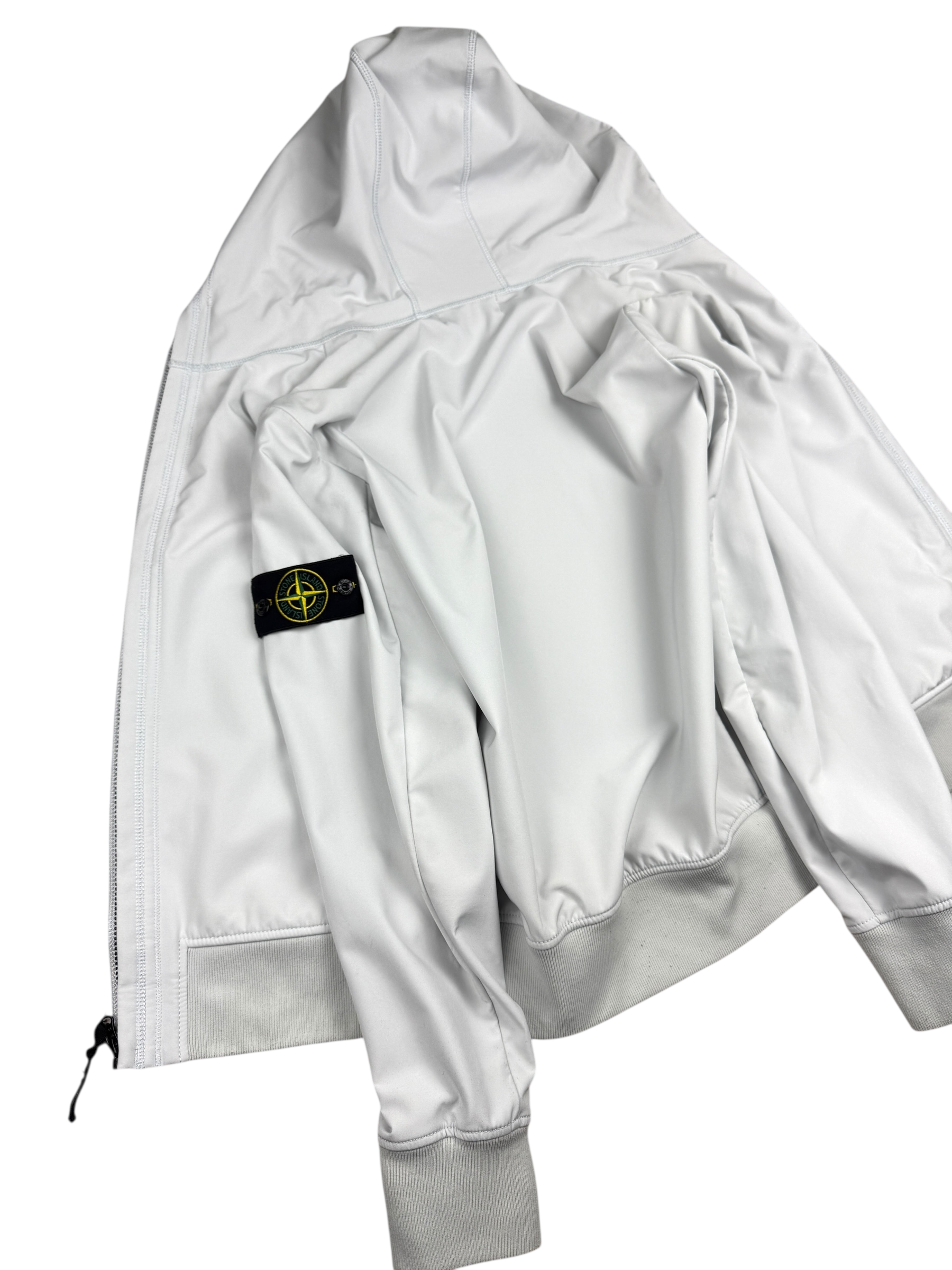 Veste Stone Island gris clair taille M - Vue de dos