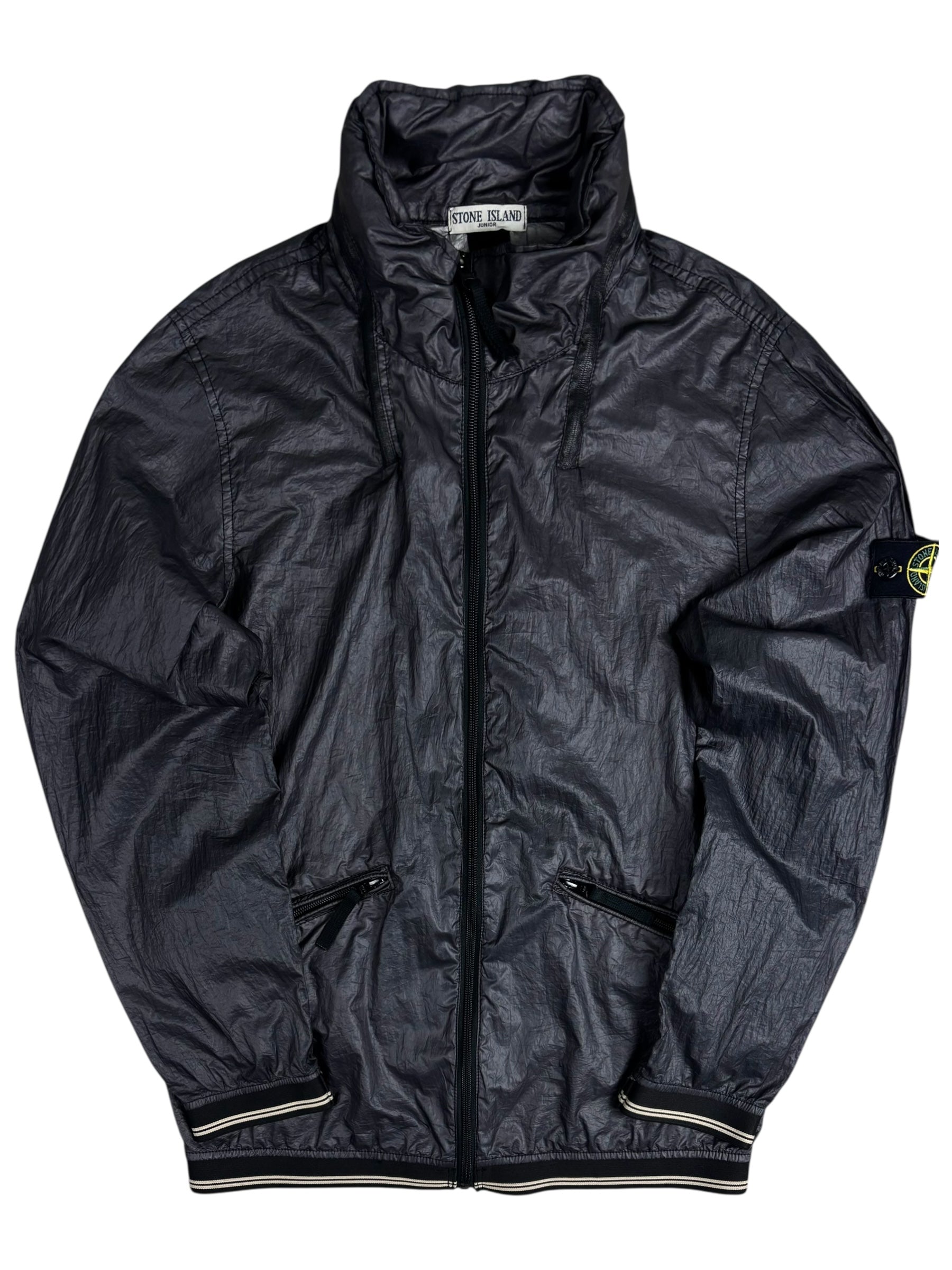 Veste Stone Island gris taille 12 ans - Vue de dos
