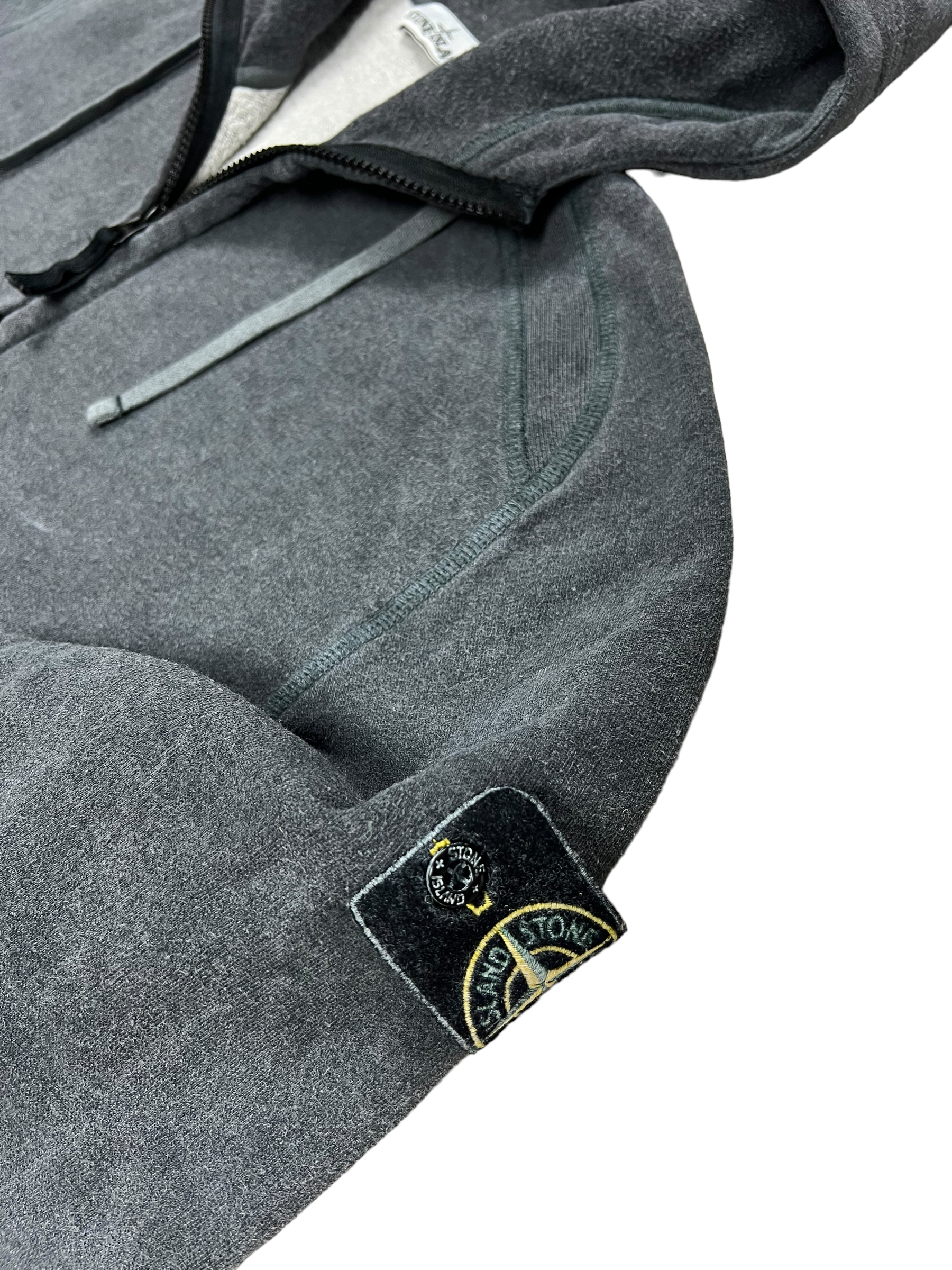 Veste Stone Island gris taille L - Vue de dos