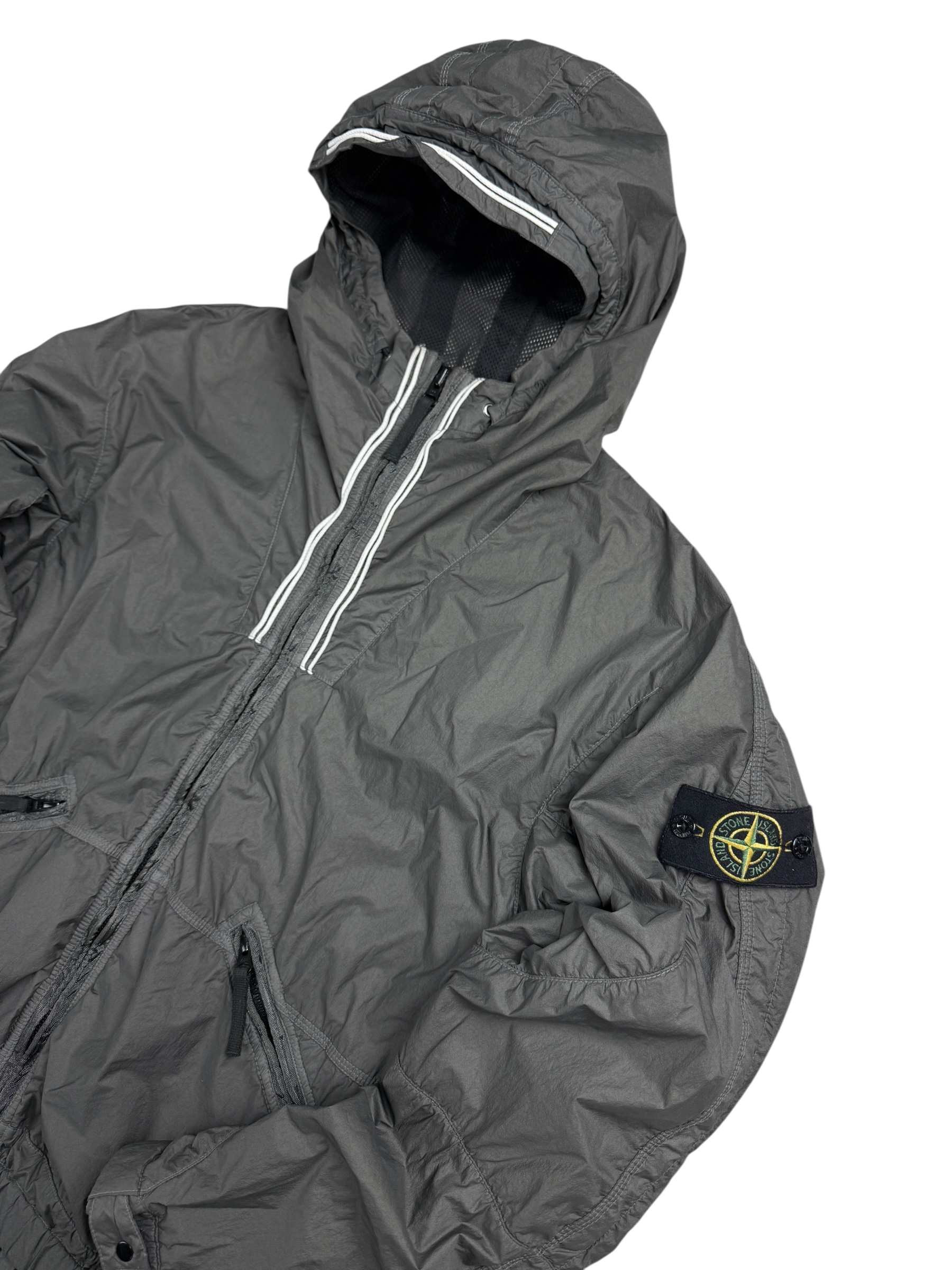 Veste Stone Island gris taille XL - Vue de dos