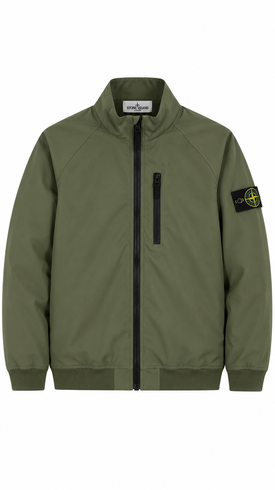Veste Stone Island Junior Nylon Stretch kaki taille 12 ans, seconde main authentifiée NB08 — vue 1