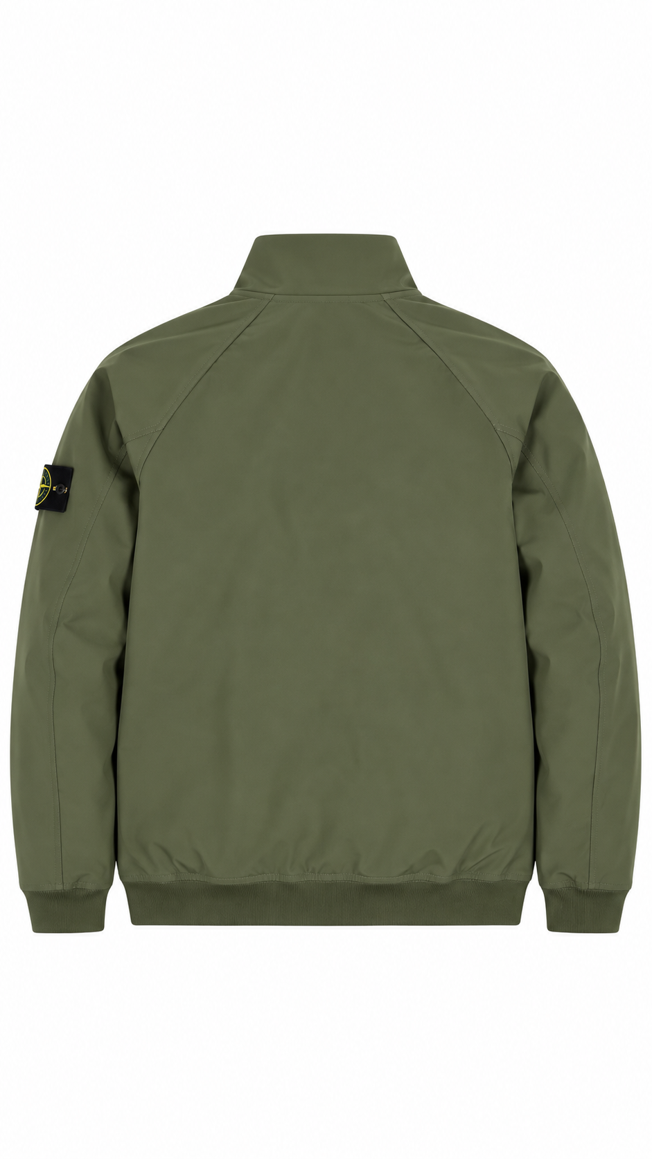 Veste Stone Island Junior Nylon Stretch kaki taille 12 ans, vue de dos — vue 2