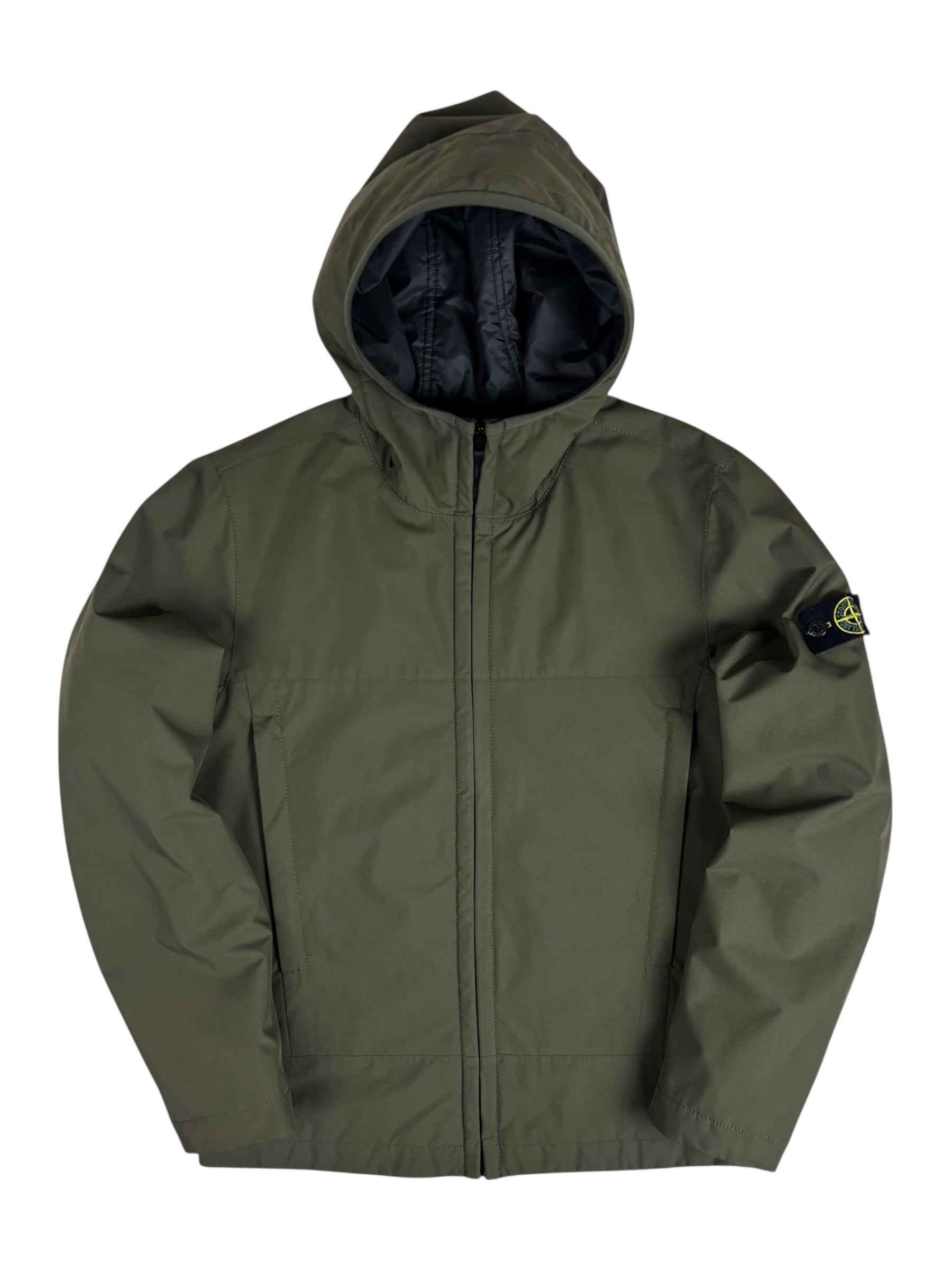 Veste Stone Island kaki taille 14 ans - Vue de face