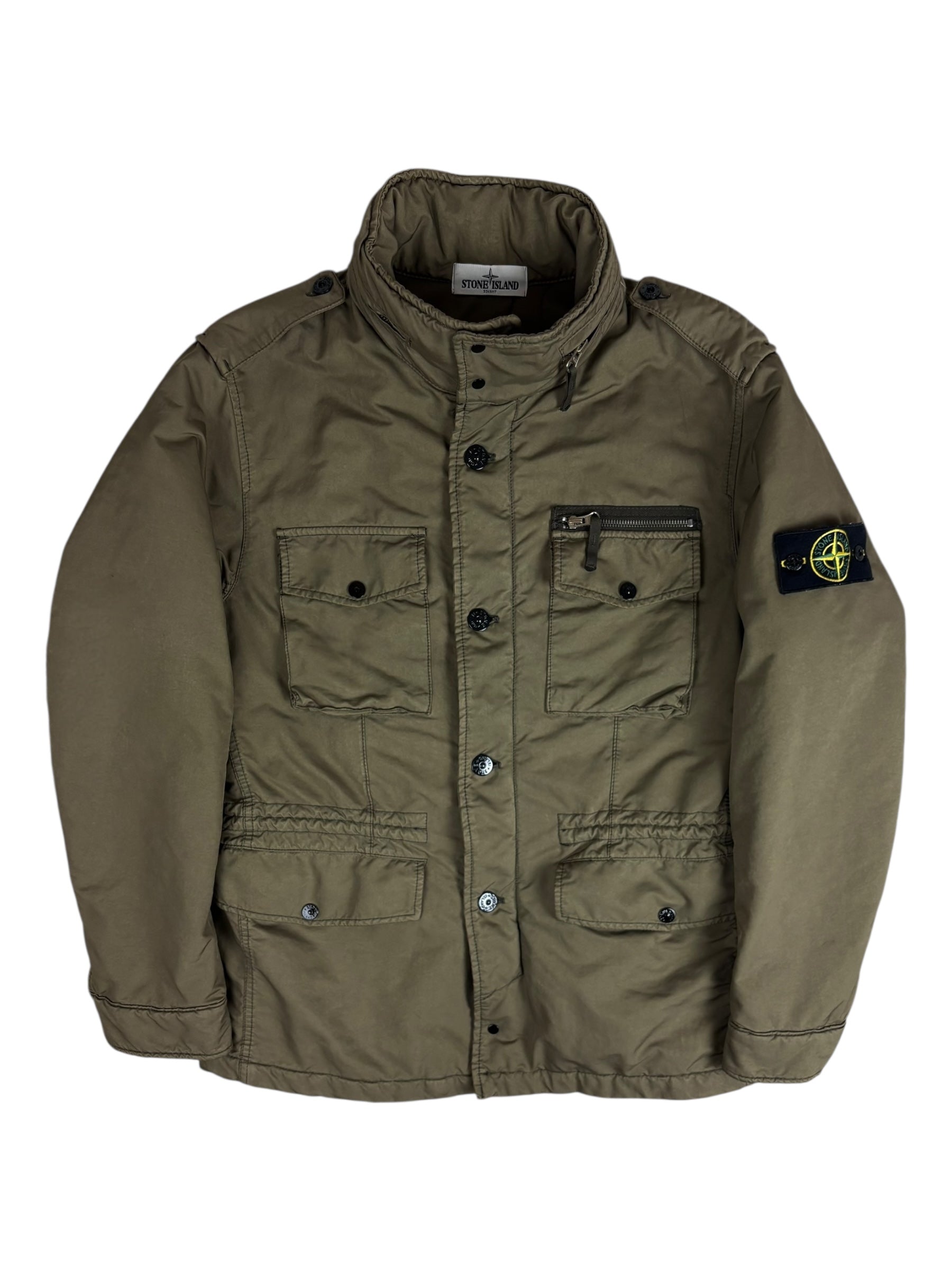 Veste Stone Island kaki taille L - Vue de face