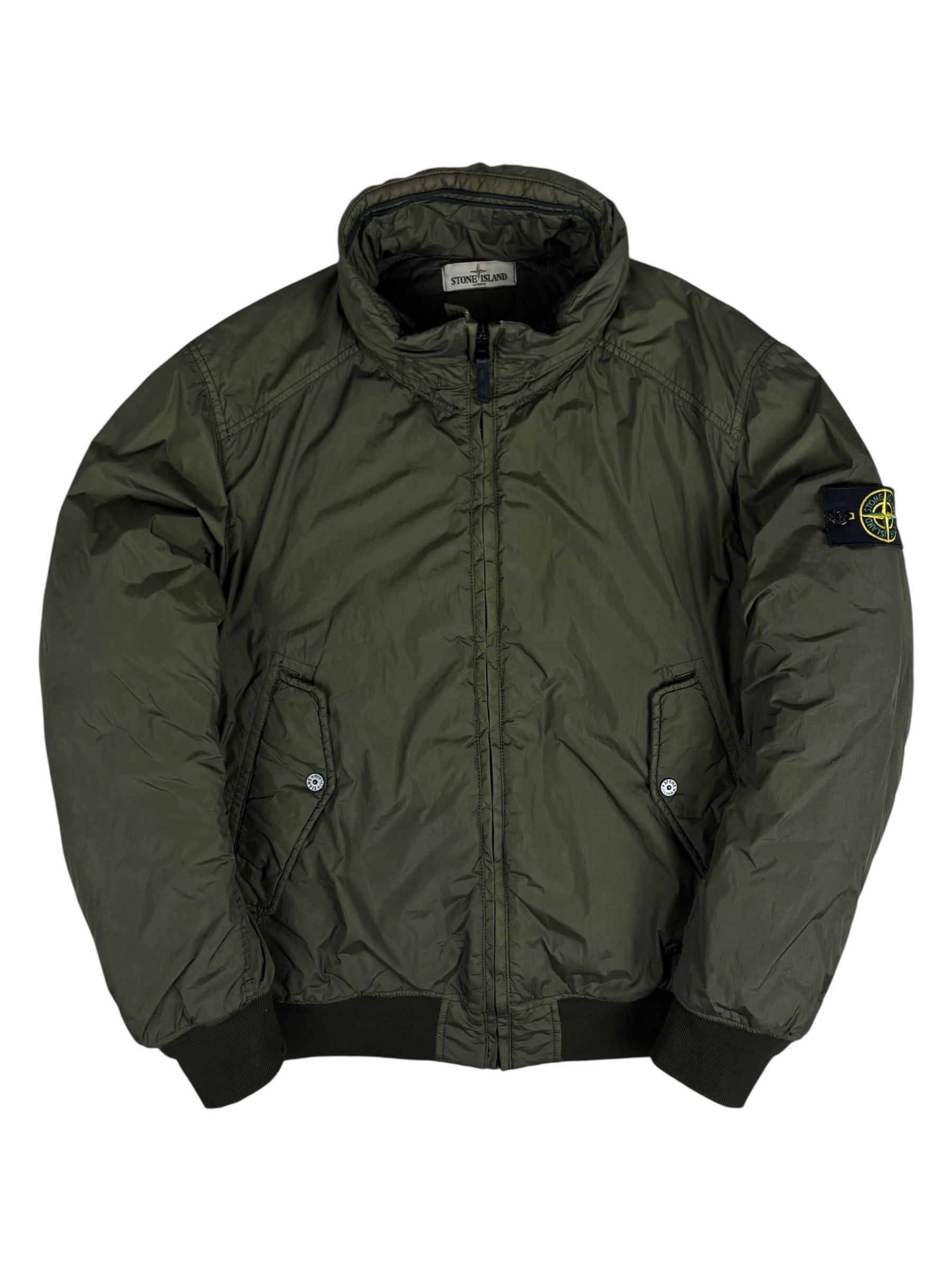 Veste Stone Island kaki taille L - Vue de face