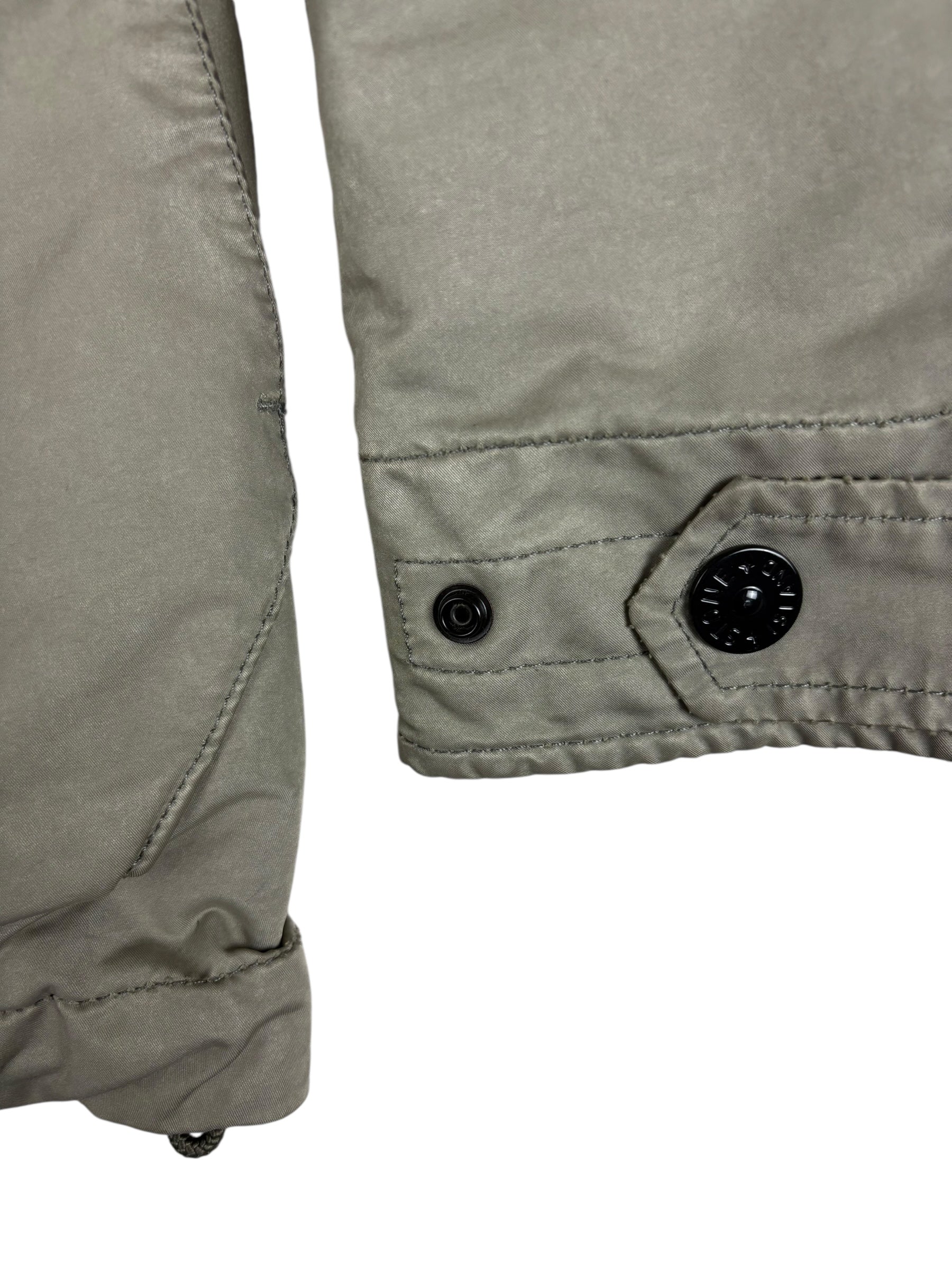 Veste Stone Island kaki taille M - Détail