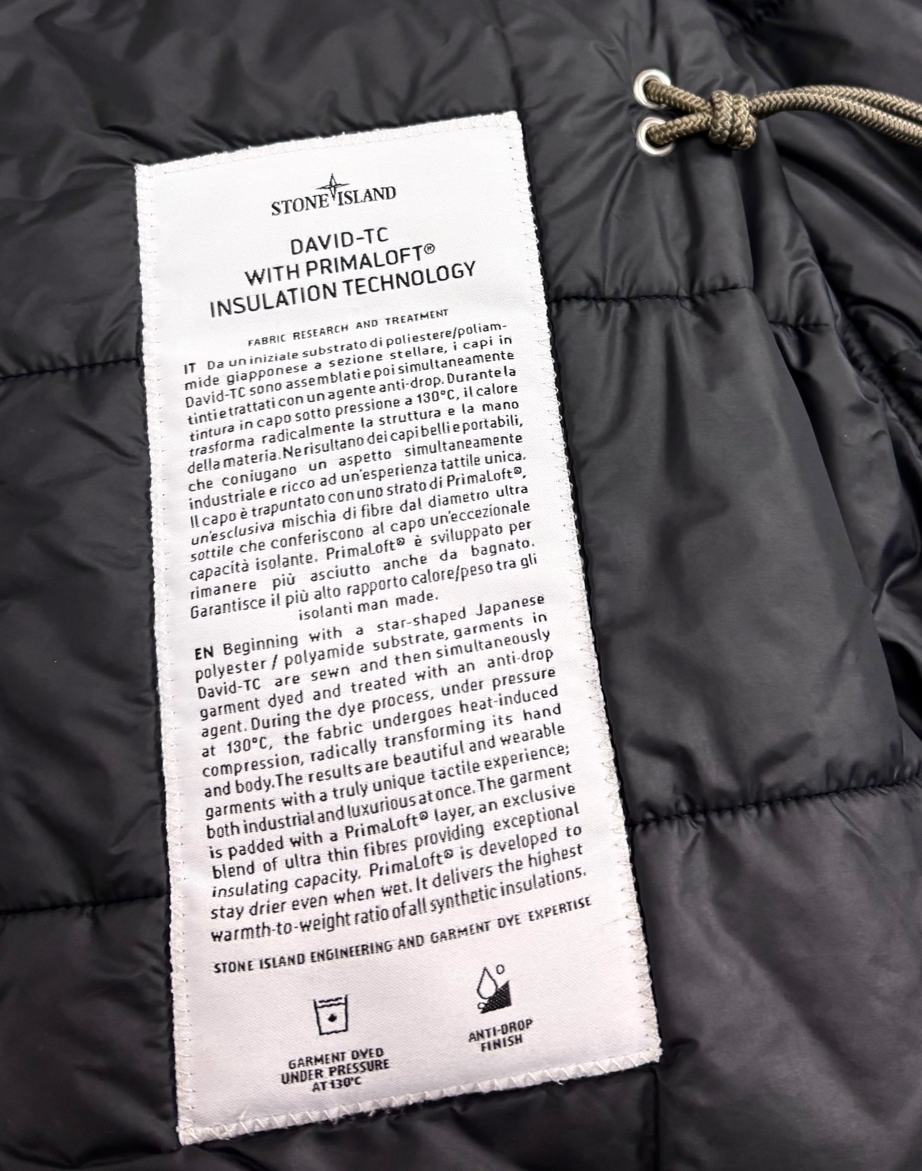 Veste Stone Island kaki taille M - Vue 6
