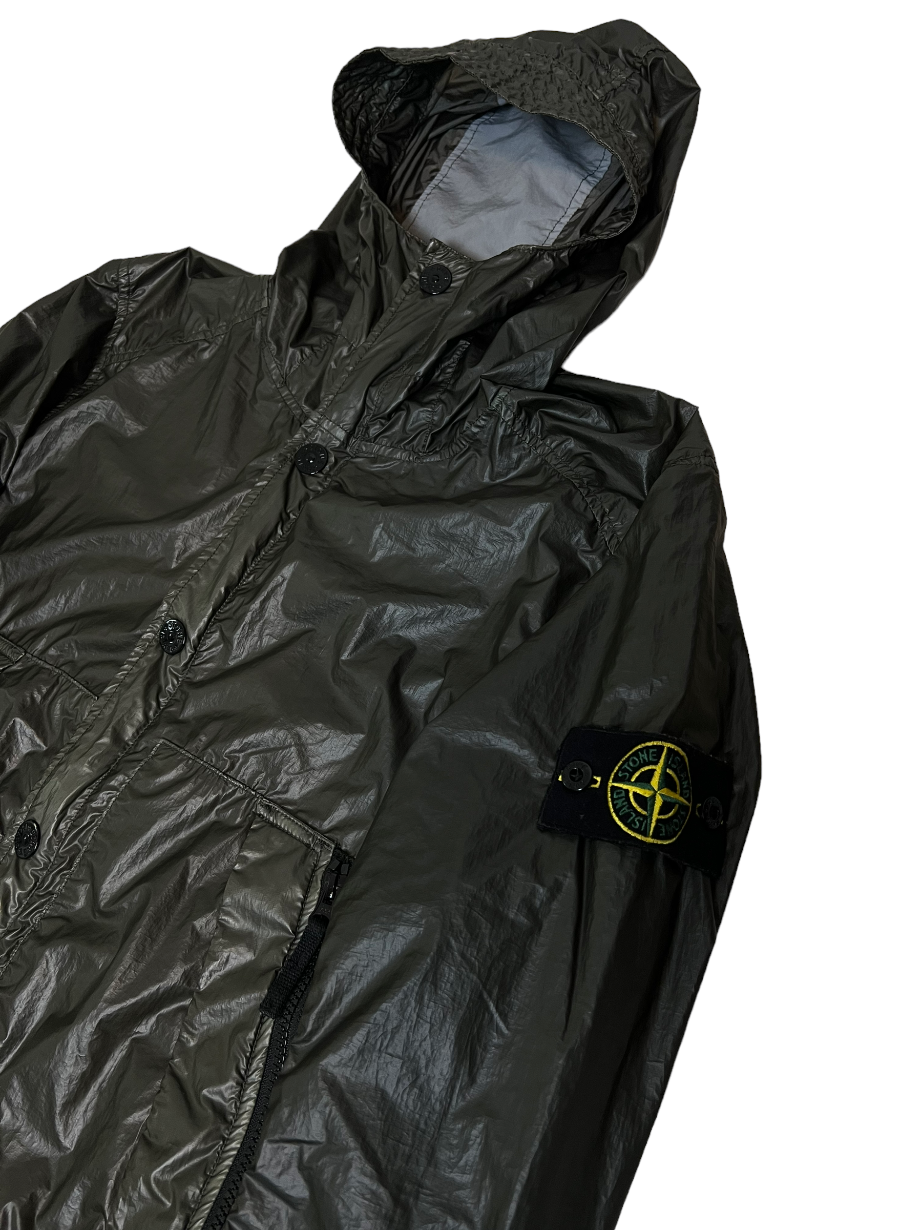 Veste Stone Island kaki taille M - Vue de dos
