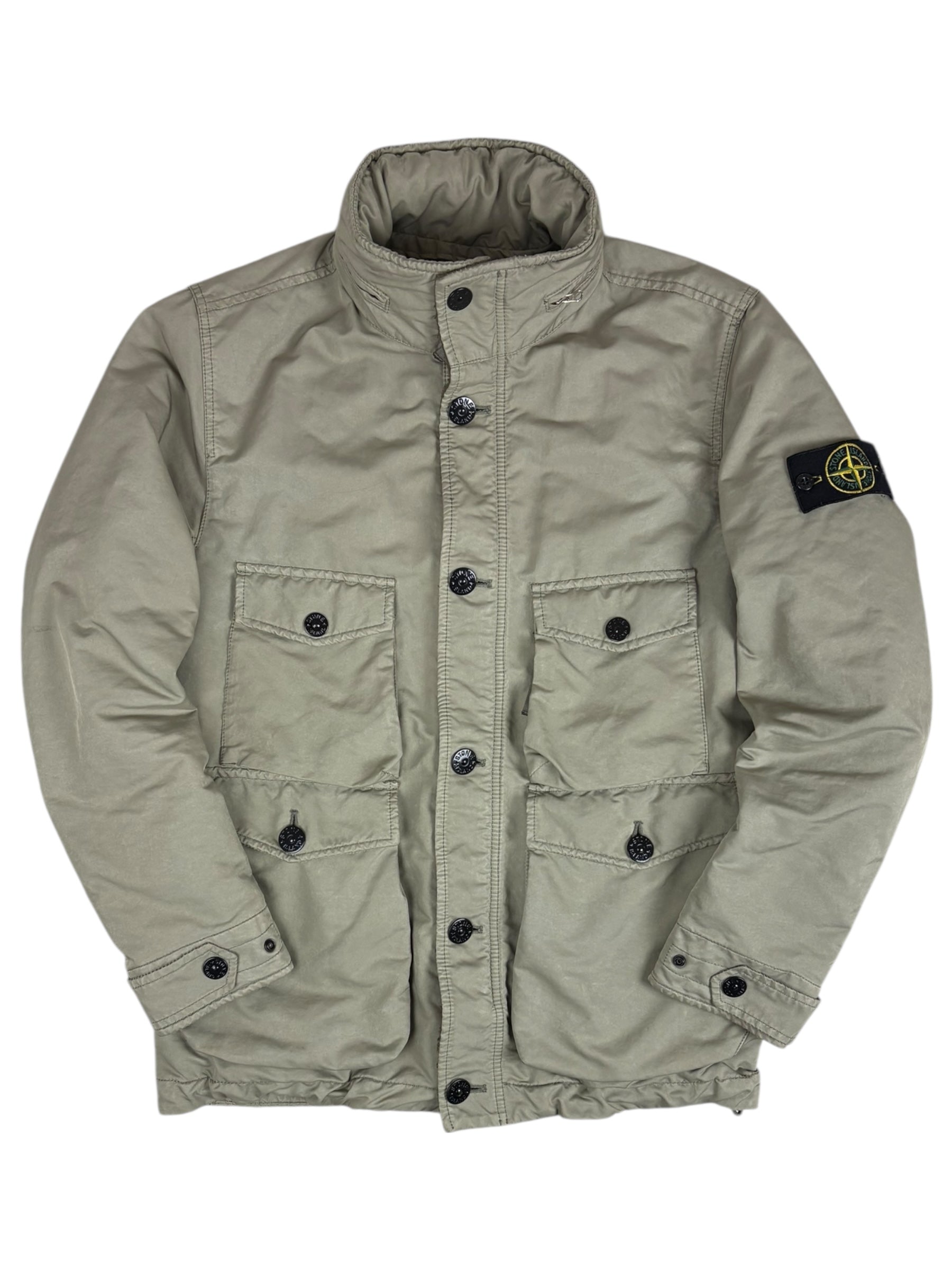 Veste Stone Island kaki taille M - Vue de face