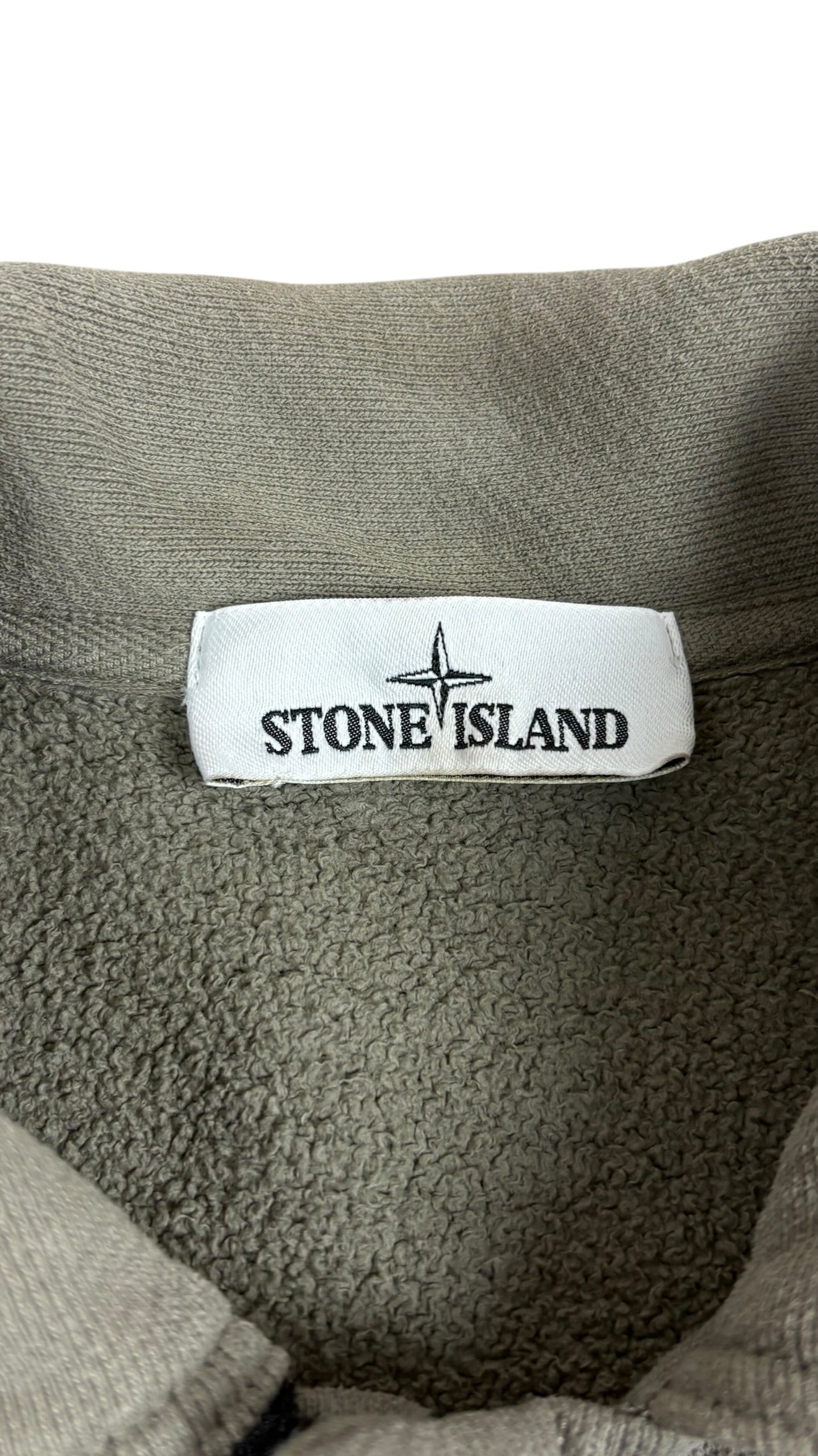 Veste Stone Island kaki taille S - Détail