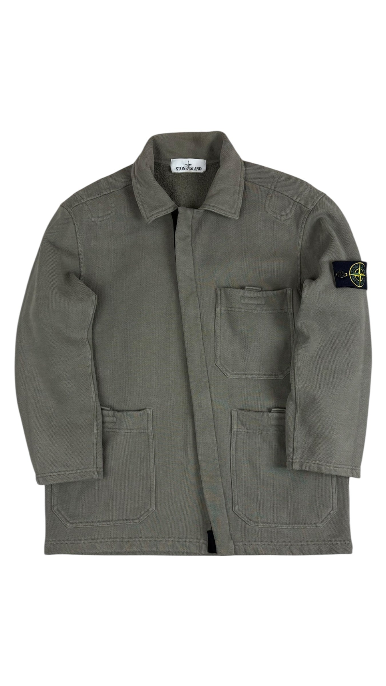 Veste Stone Island kaki taille S - Vue de face