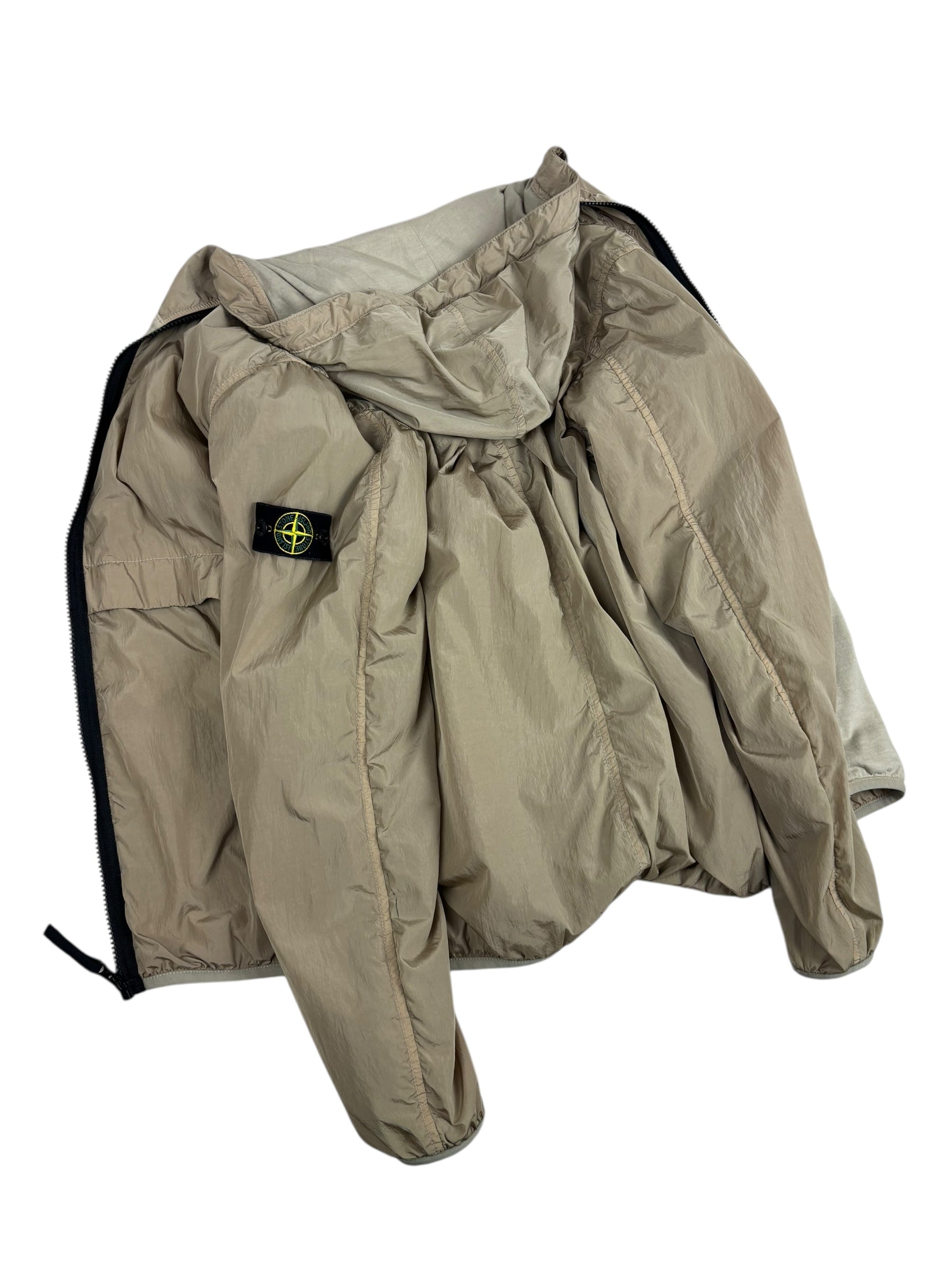 Veste Stone Island kaki taille XS - Logo et étiquette
